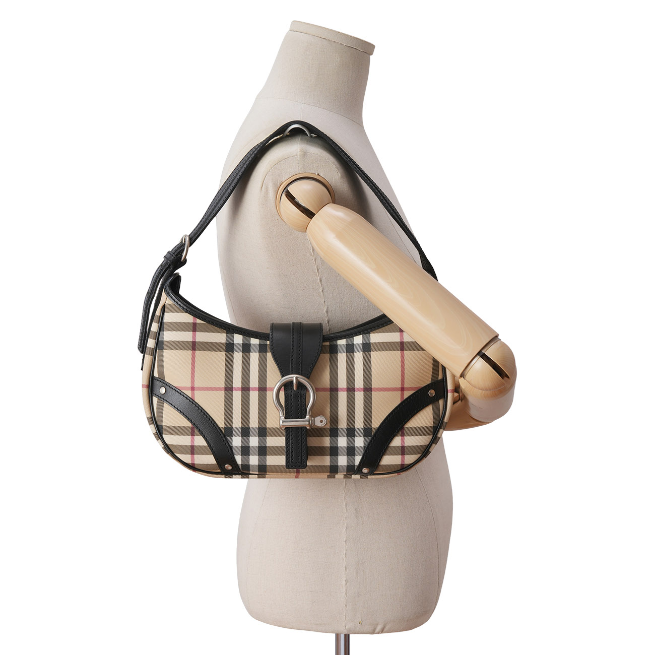 BURBERRY(USED)버버리 체크 호보 숄더백