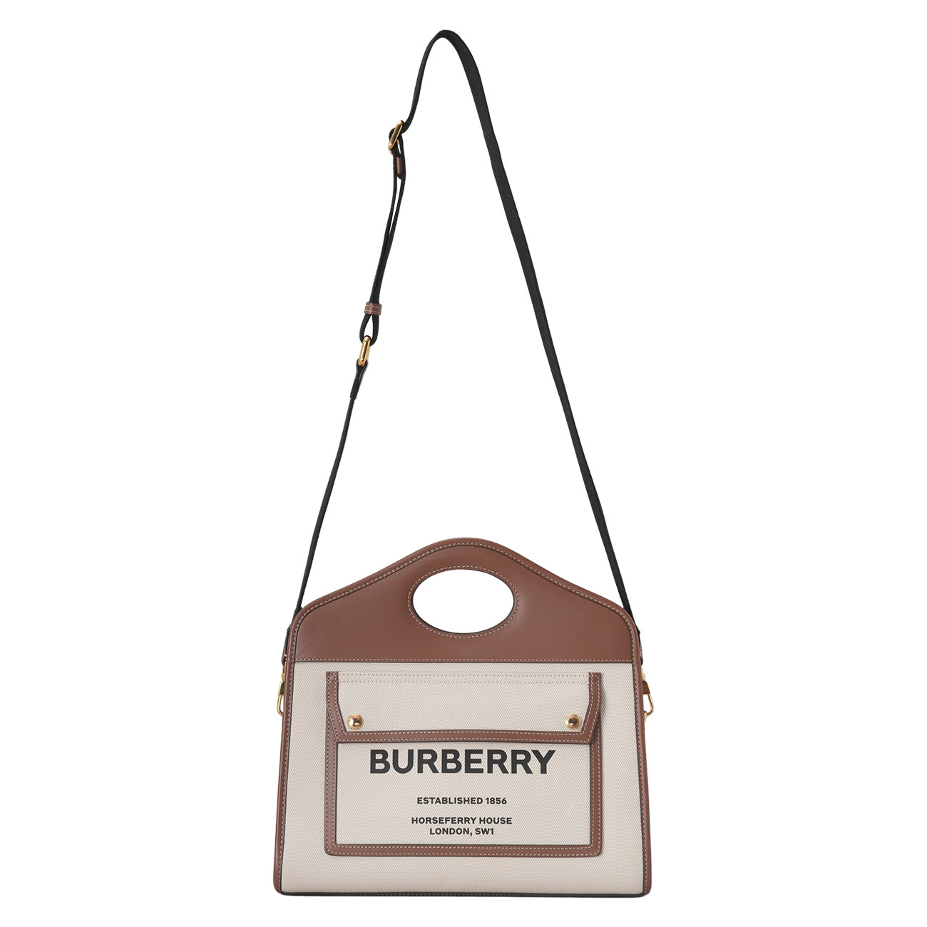 BURBERRY(USED)버버리 투톤 포켓 토트백