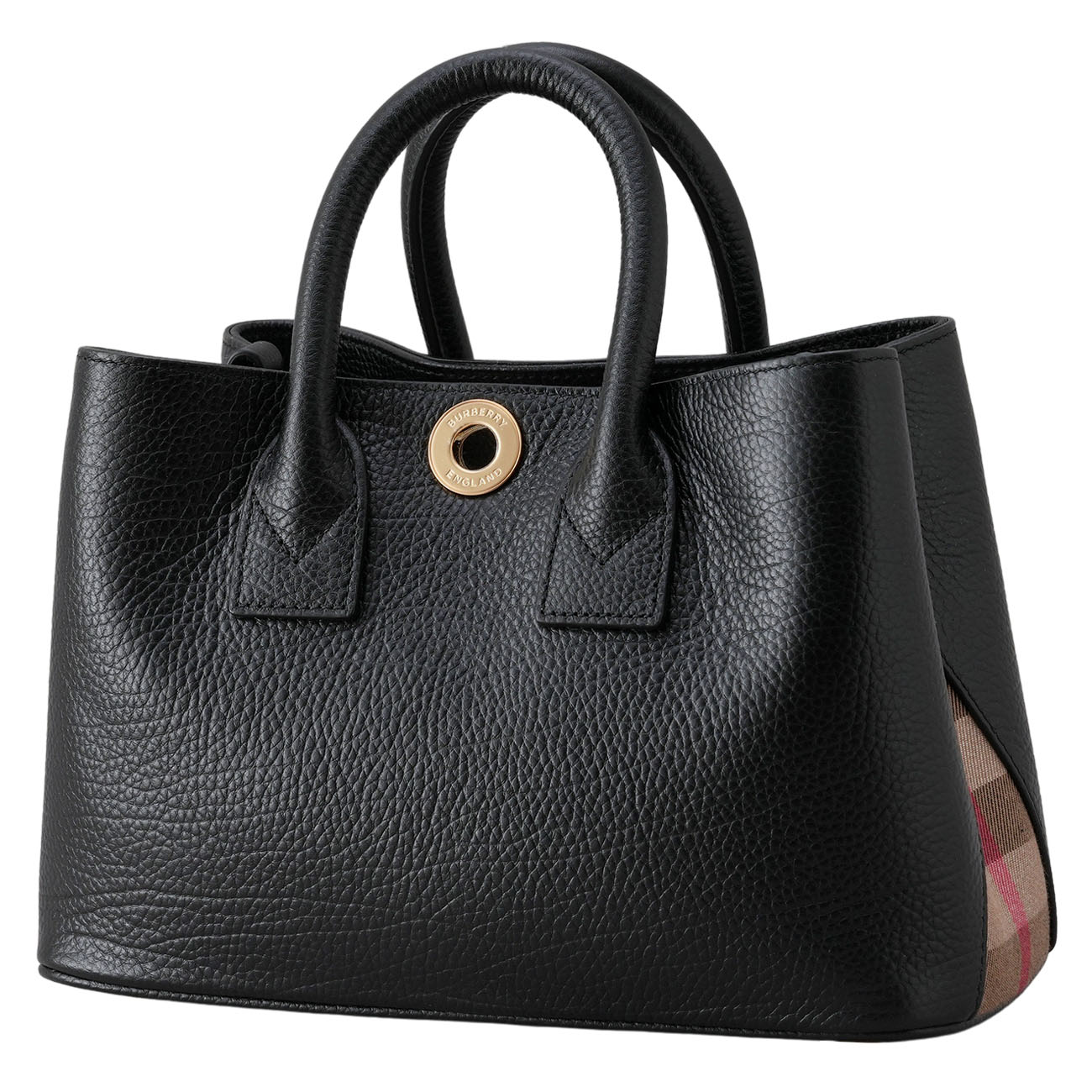 BURBERRY(USED)버버리 8111968 버몬지 체크 레더 미니백