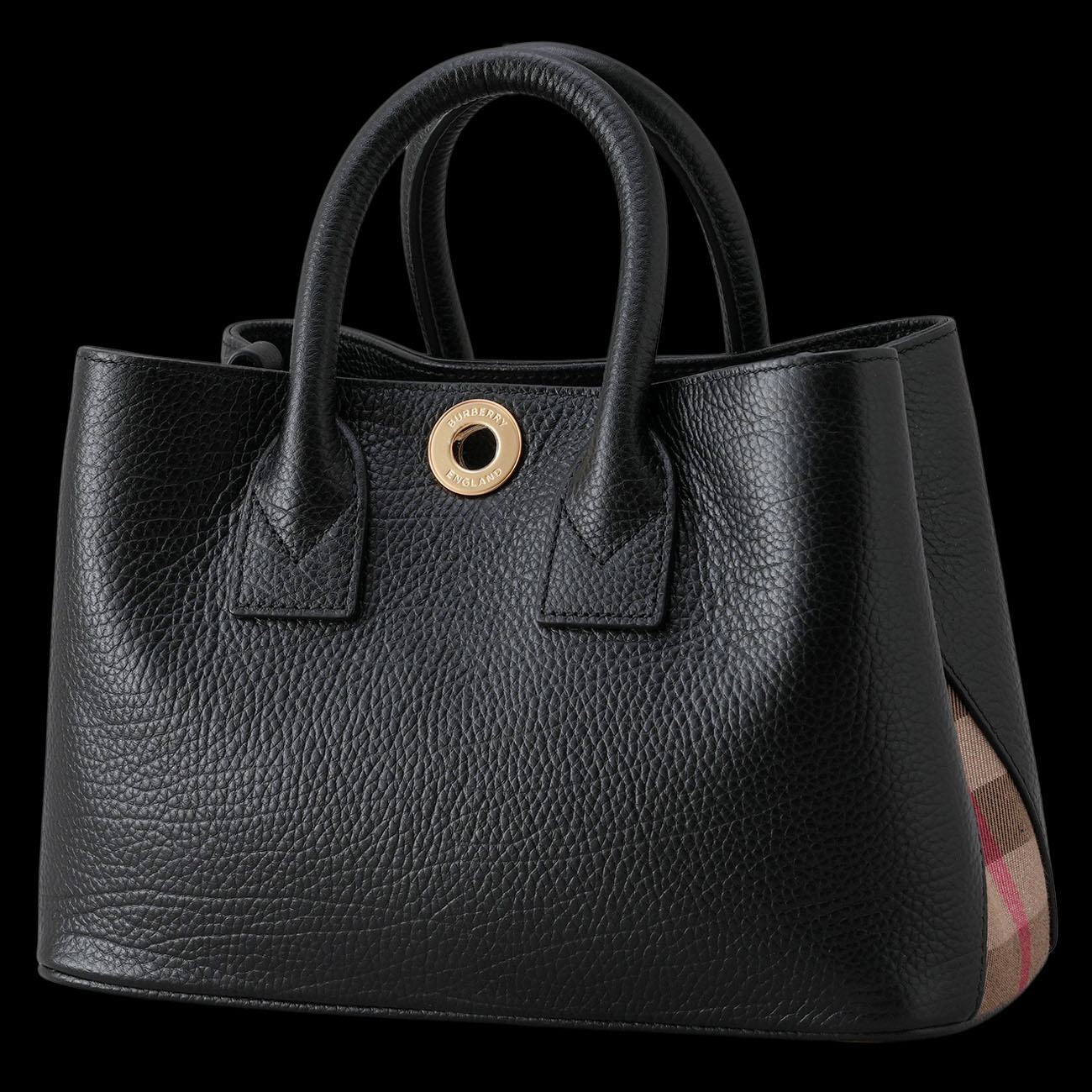 BURBERRY(USED)버버리 8111968 버몬지 체크 레더 미니백
