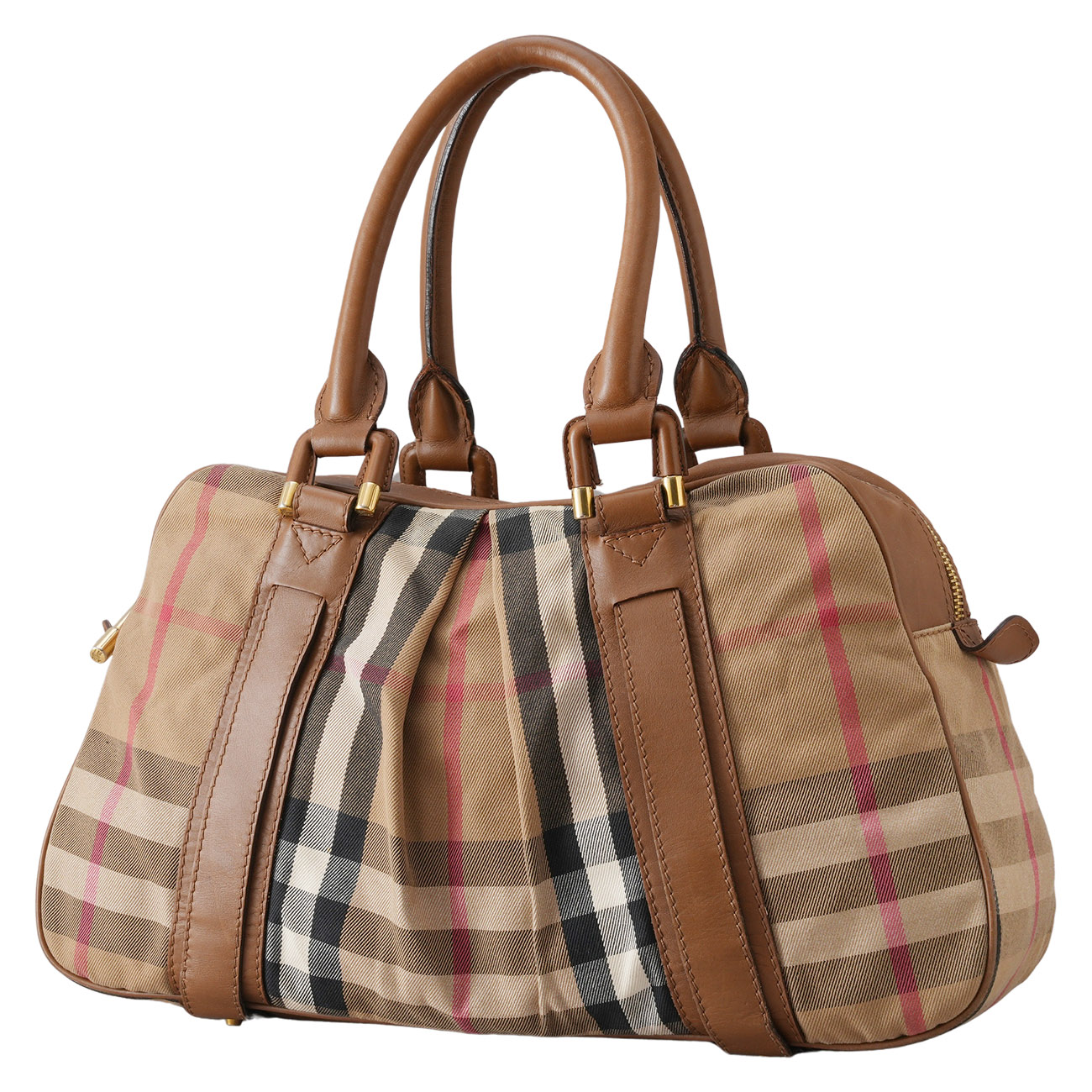 BURBERRY(USED)버버리 캔버스 체크 숄더백