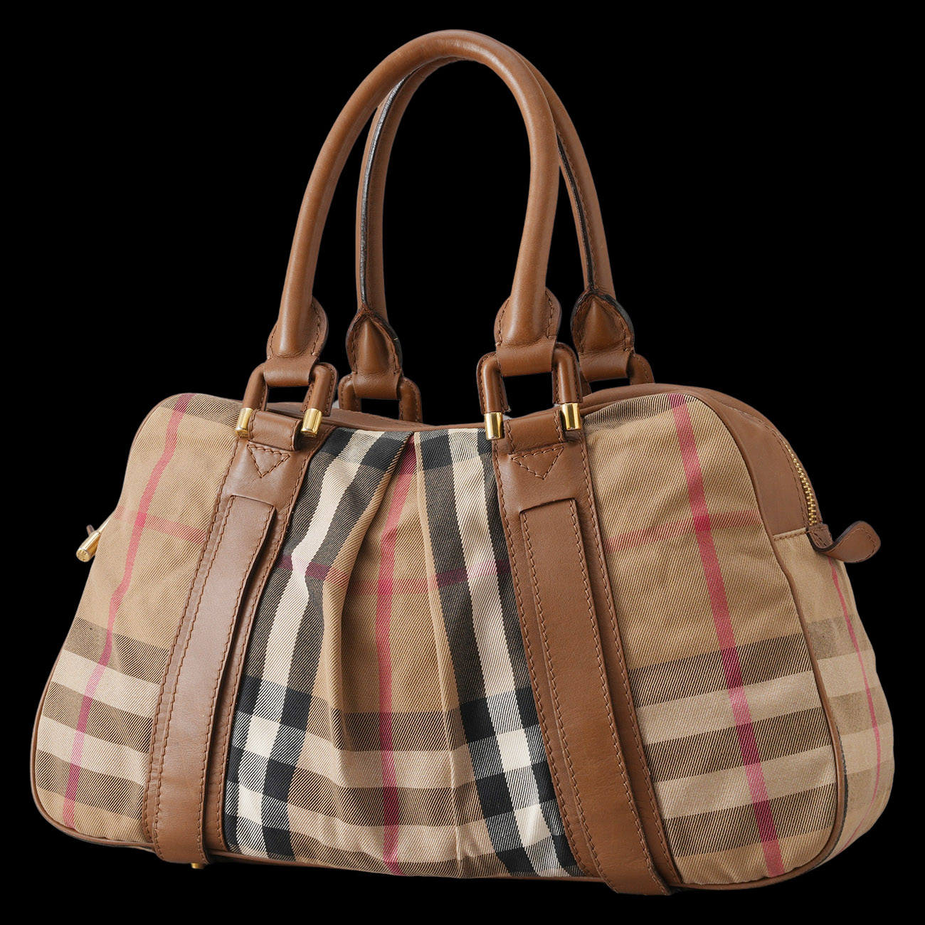 BURBERRY(USED)버버리 캔버스 체크 숄더백