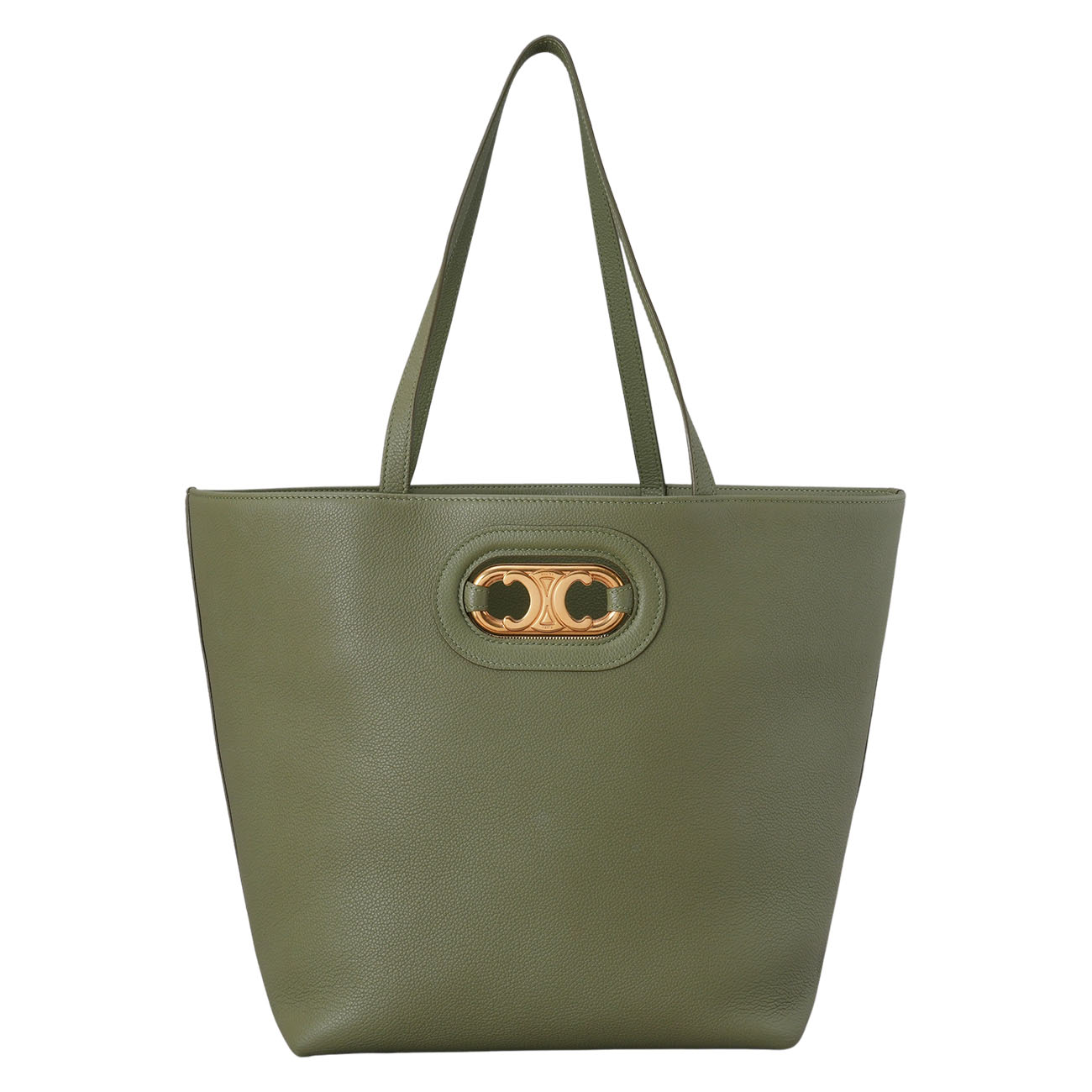 CELINE(USED)셀린느 트리옹프 레더 쇼퍼백