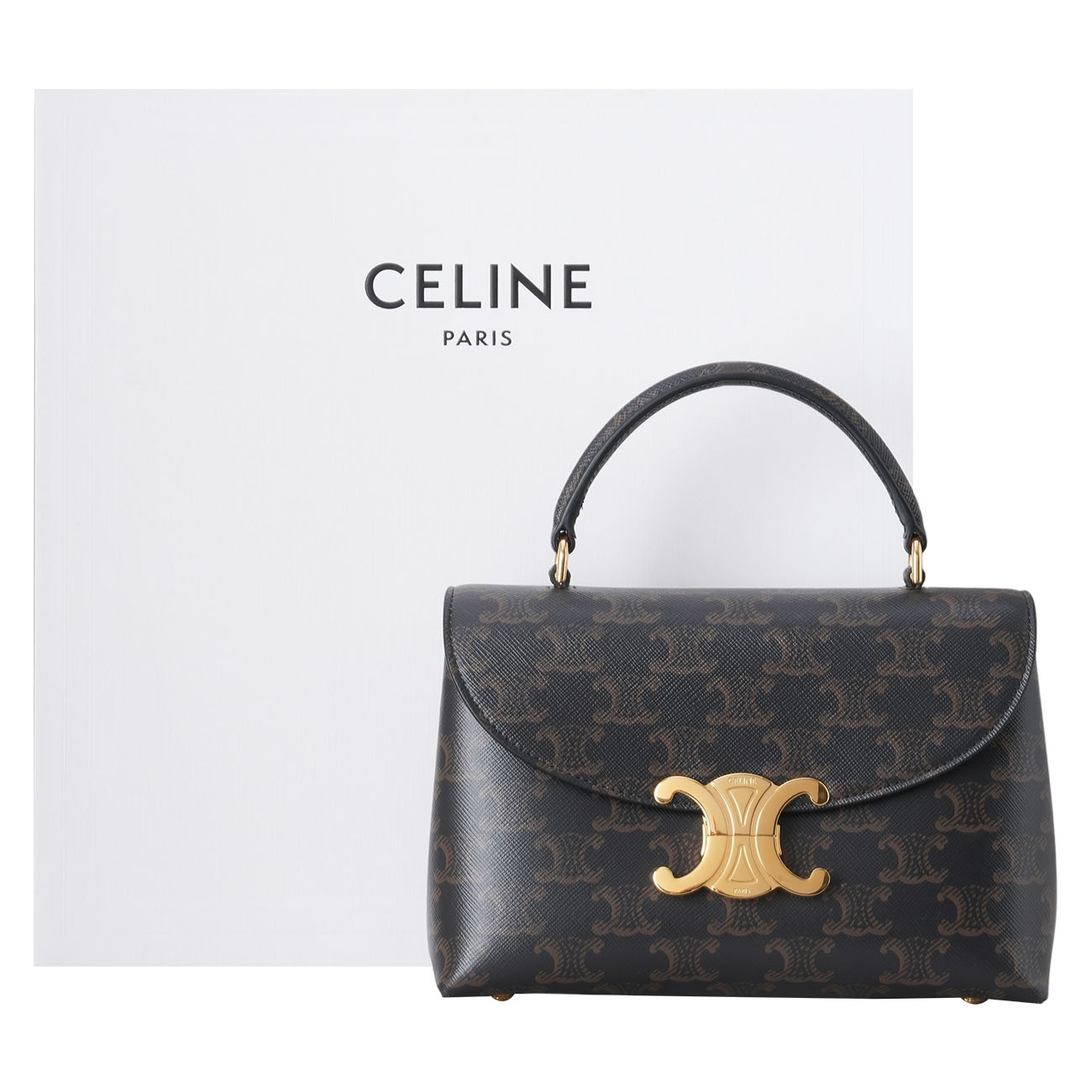 CELINE(USED)셀린느 트리옹프 틴 니노 탑핸들 숄더백