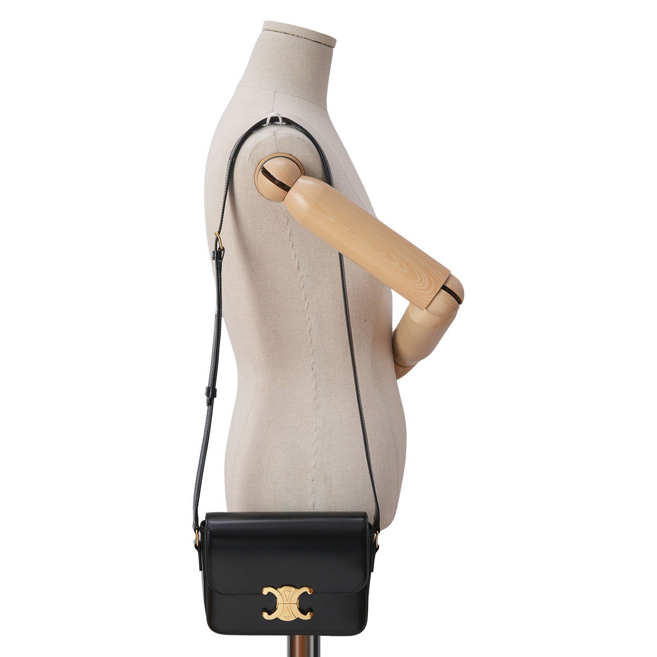 CELINE(USED)셀린느 레더 트리옹프 틴 숄더백