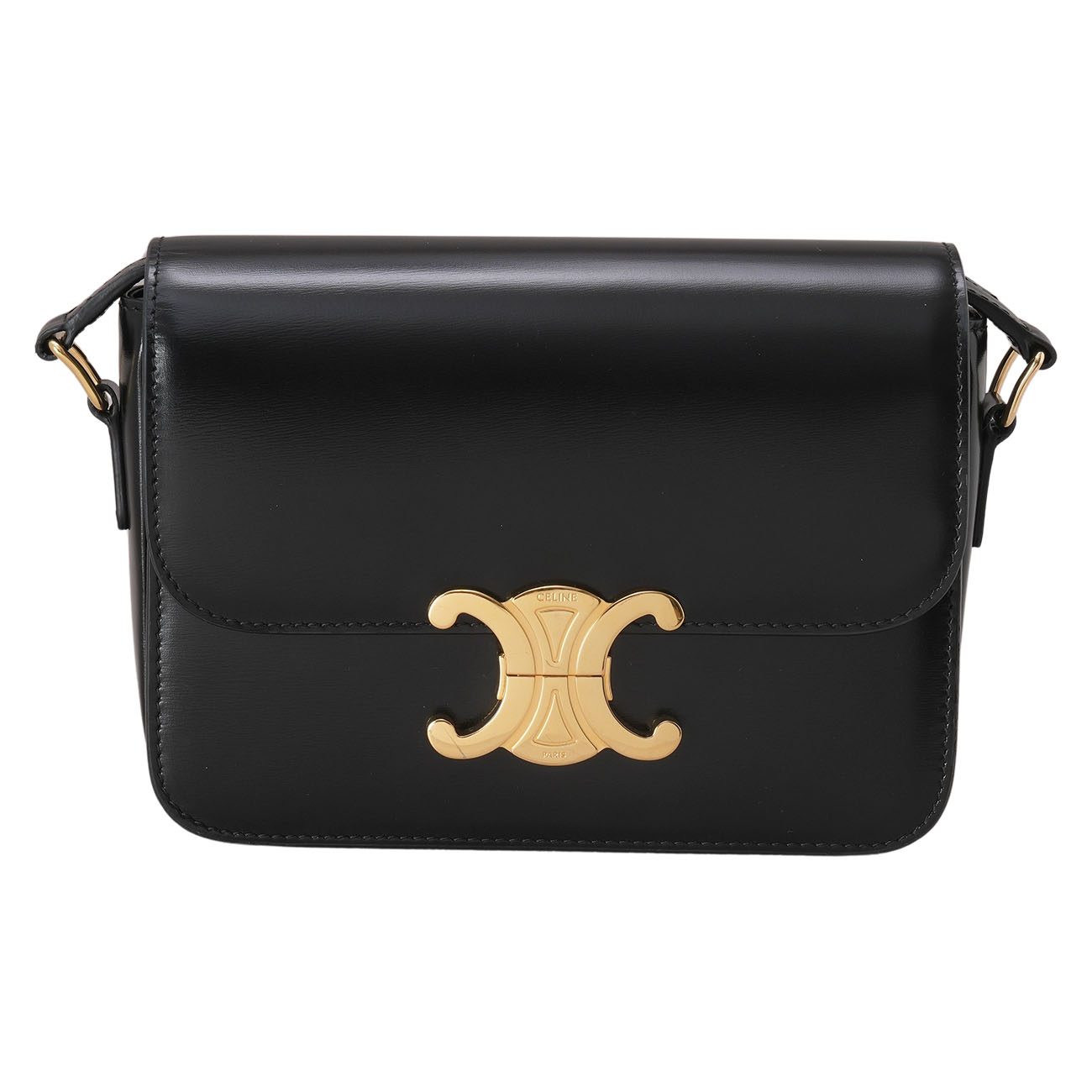 CELINE(USED)셀린느 레더 트리옹프 틴 숄더백