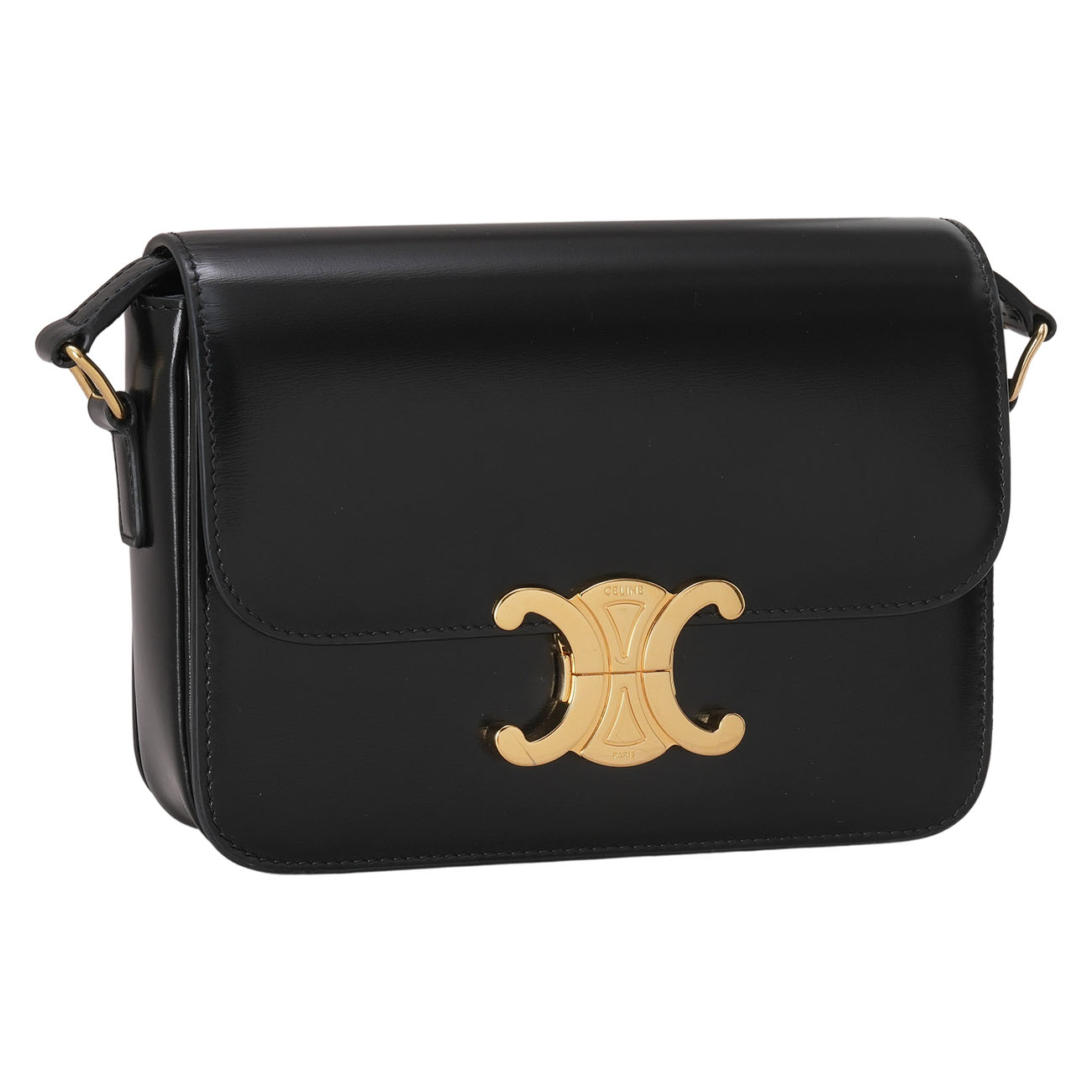 CELINE(USED)셀린느 레더 트리옹프 틴 숄더백