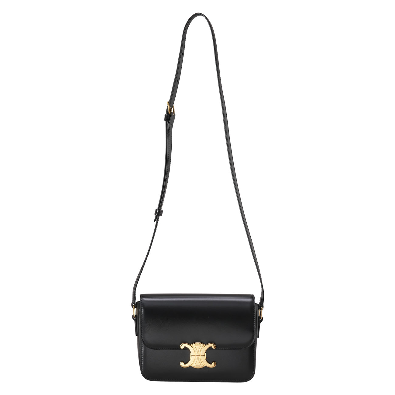 CELINE(USED)셀린느 레더 트리옹프 틴 숄더백