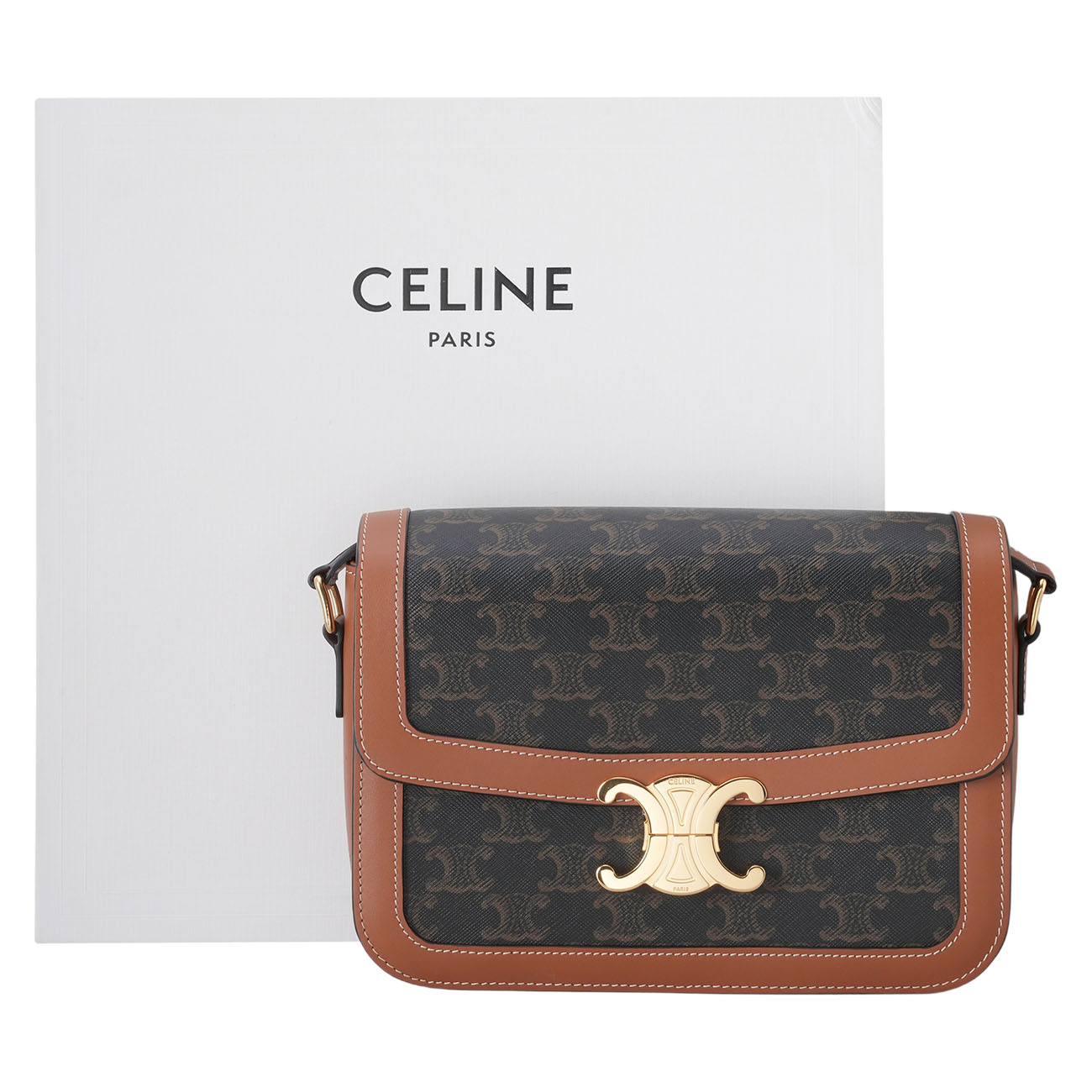 CELINE(USED)셀린느 트리옹프 숄더백 미듐