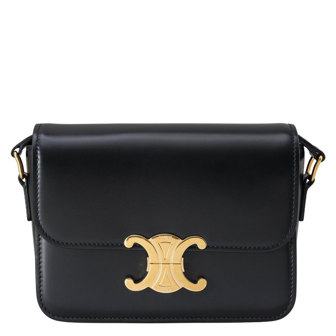 CELINE(USED)셀린느 틴 트리옹프 레더 숄더백