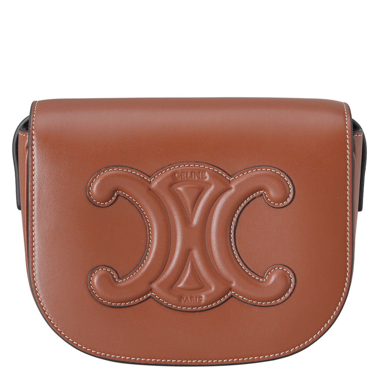 CELINE(USED)셀린느 퀴르 트리옹프 폴코백