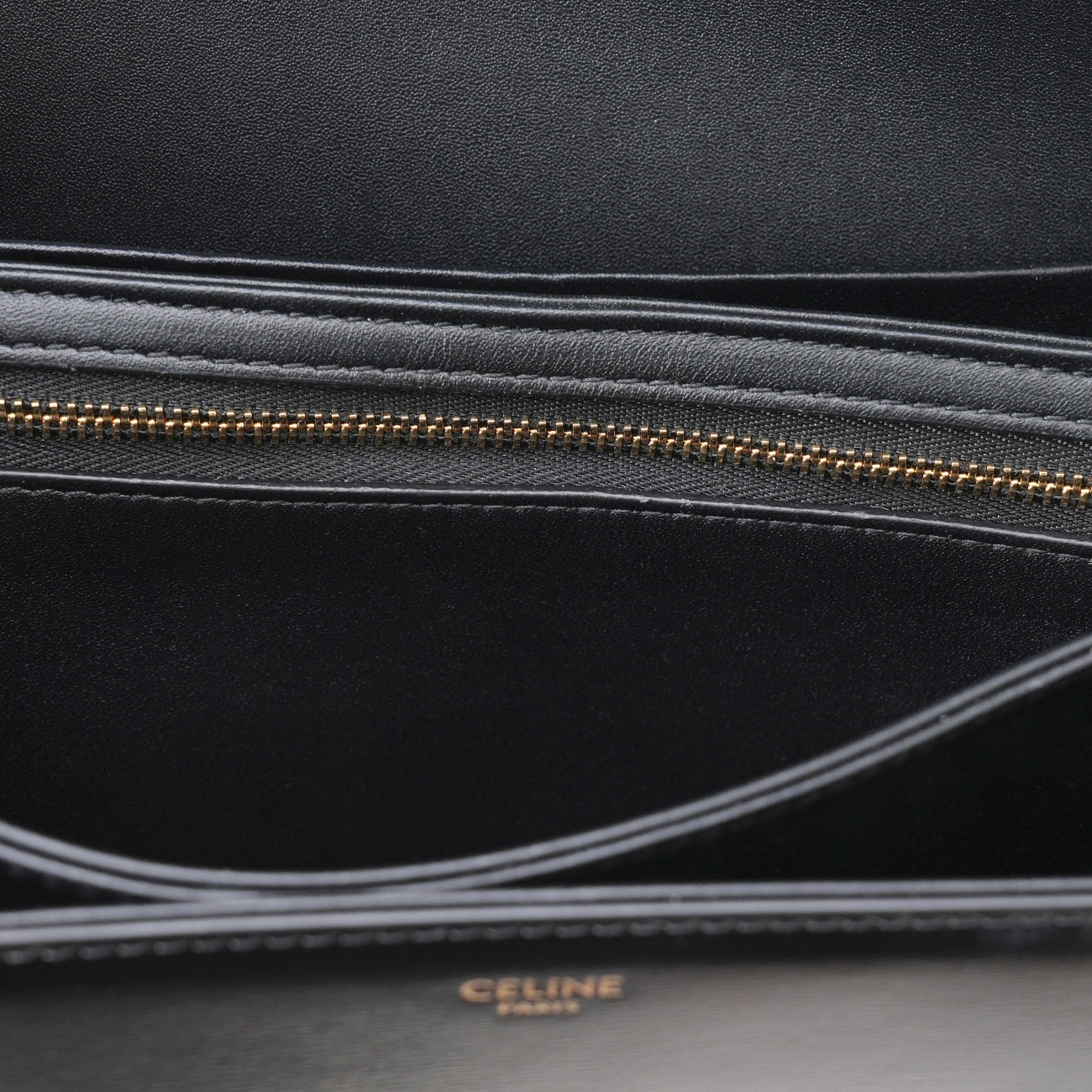 CELINE(USED)셀린느 트리옹프 레더 숄더백