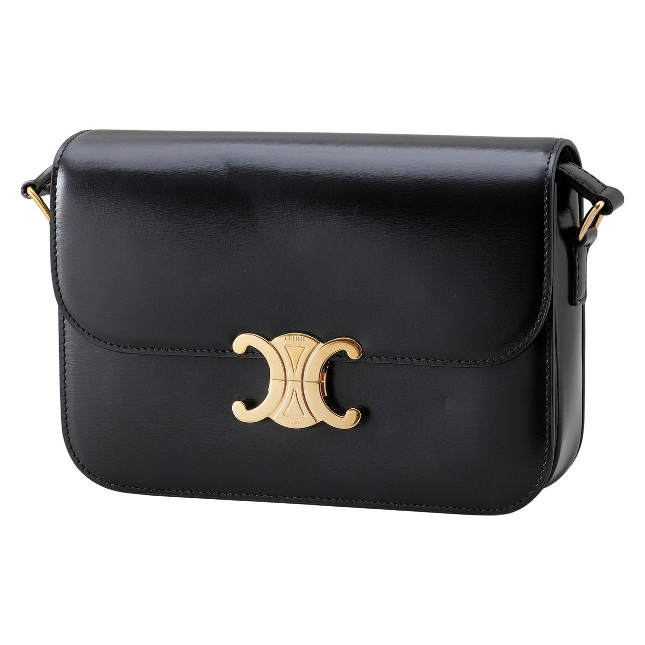 CELINE(USED)셀린느 트리옹프 레더 숄더백