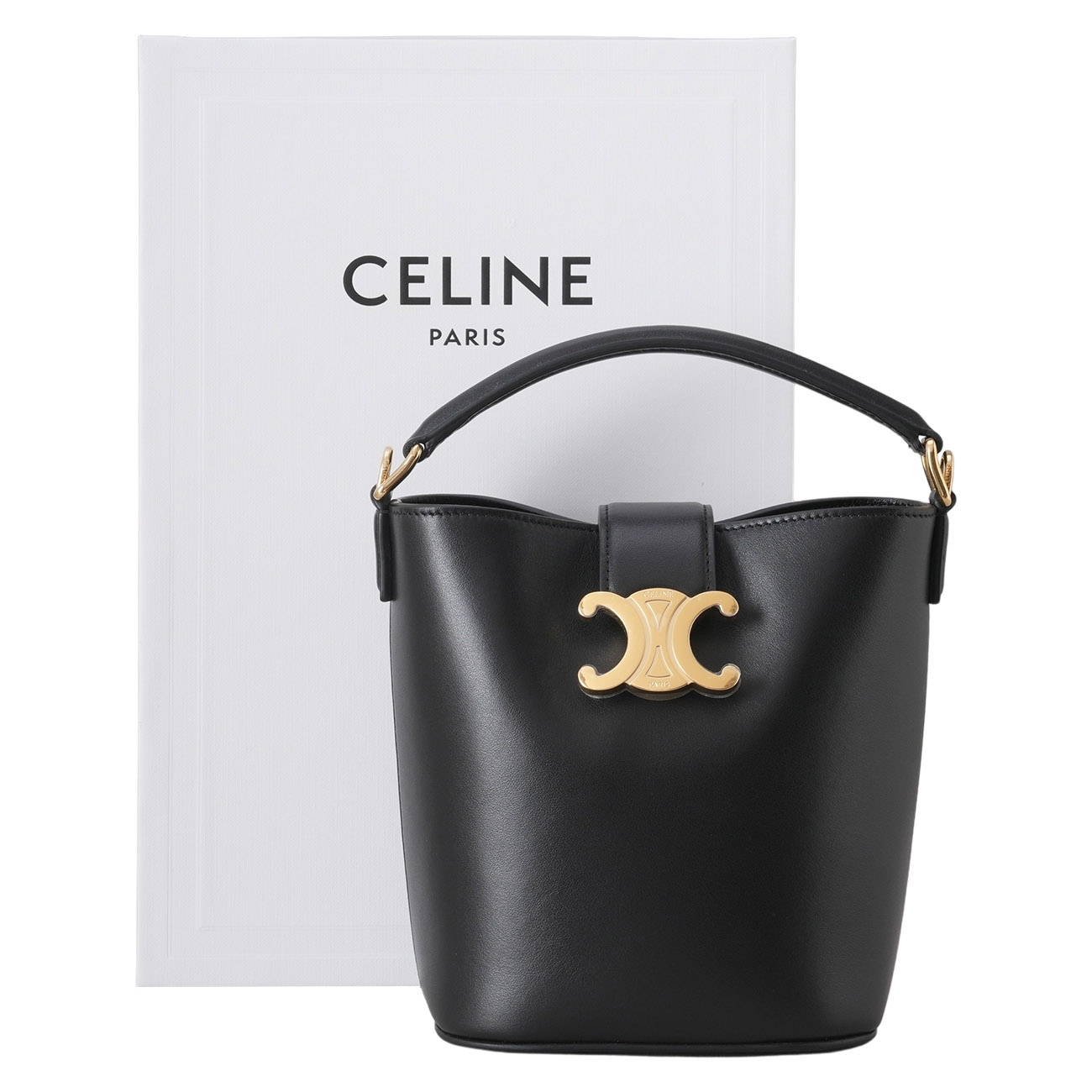 CELINE(USED)셀린느 미니 루이즈 버킷백 블랙