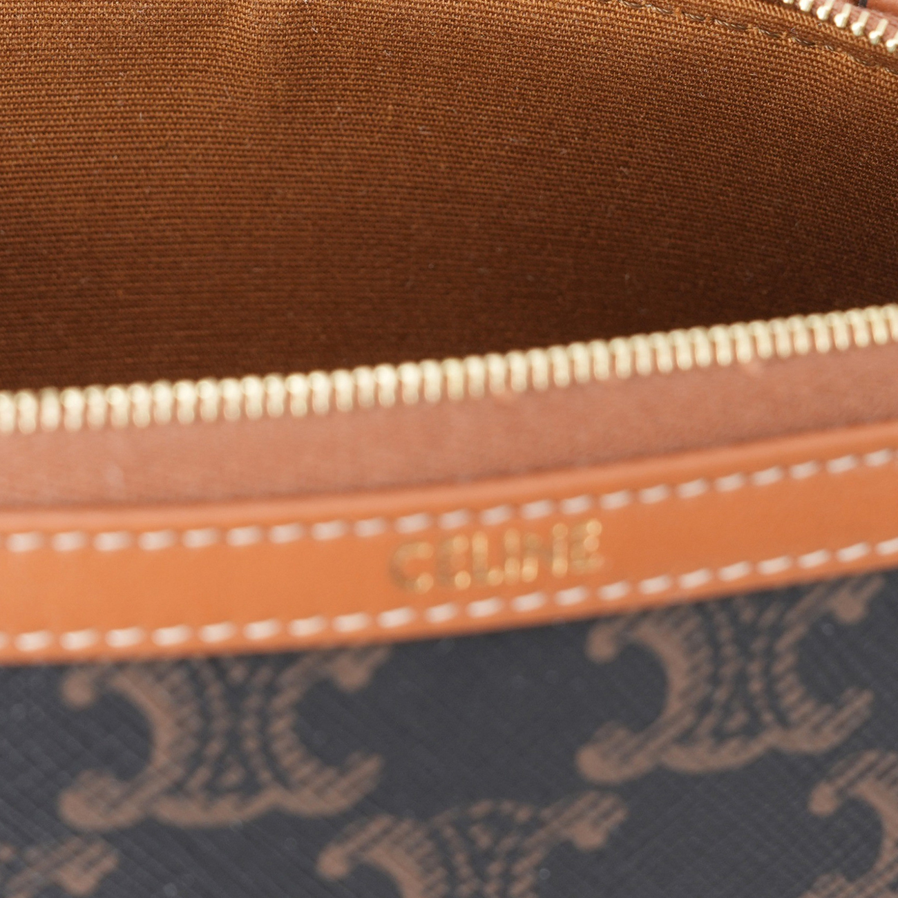 CELINE(USED)셀린는 트리옹프 캔버스 체인 클러치