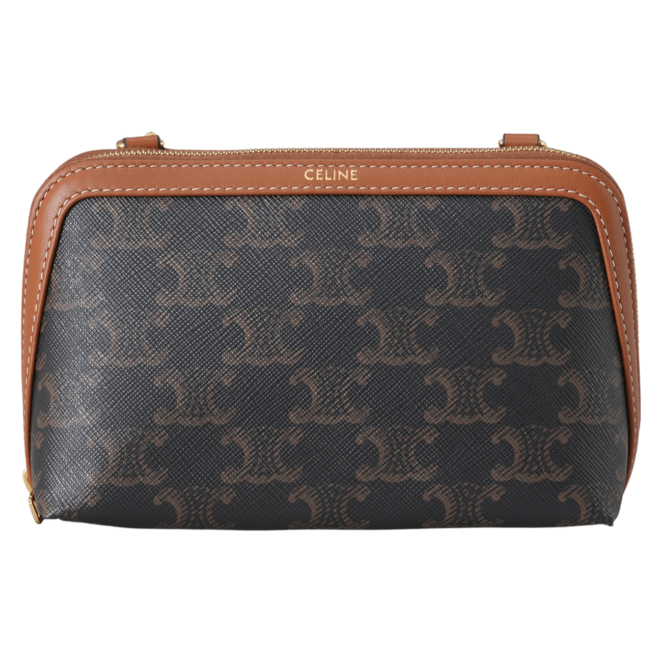 CELINE(USED)셀린는 트리옹프 캔버스 체인 클러치