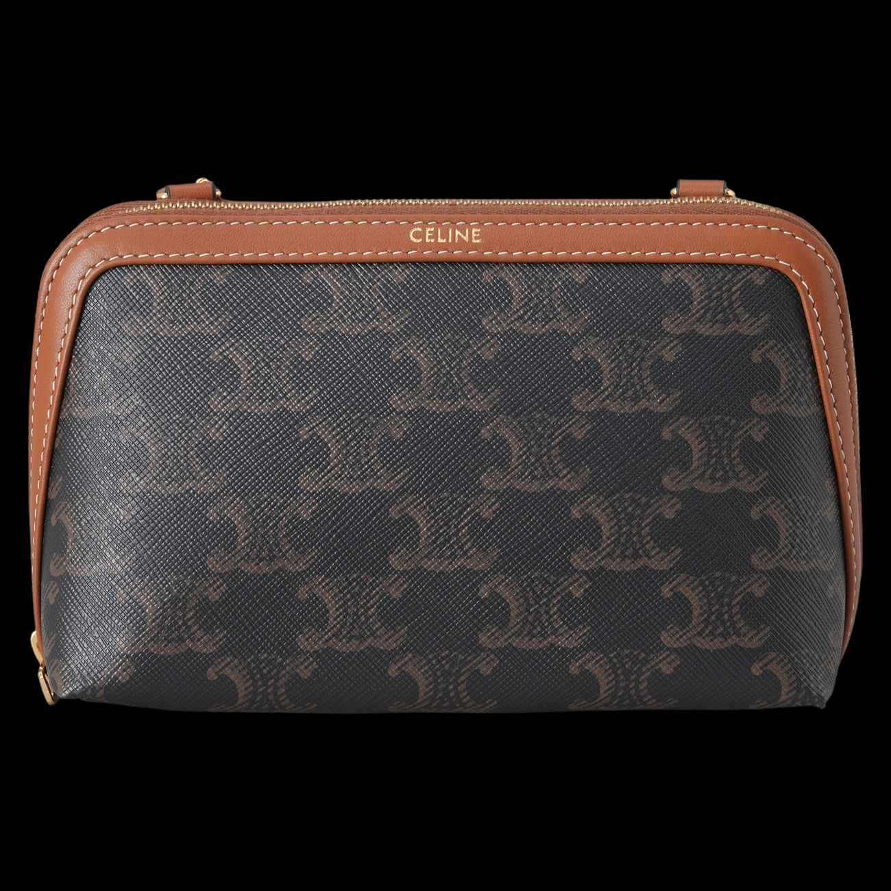CELINE(USED)셀린는 트리옹프 캔버스 체인 클러치