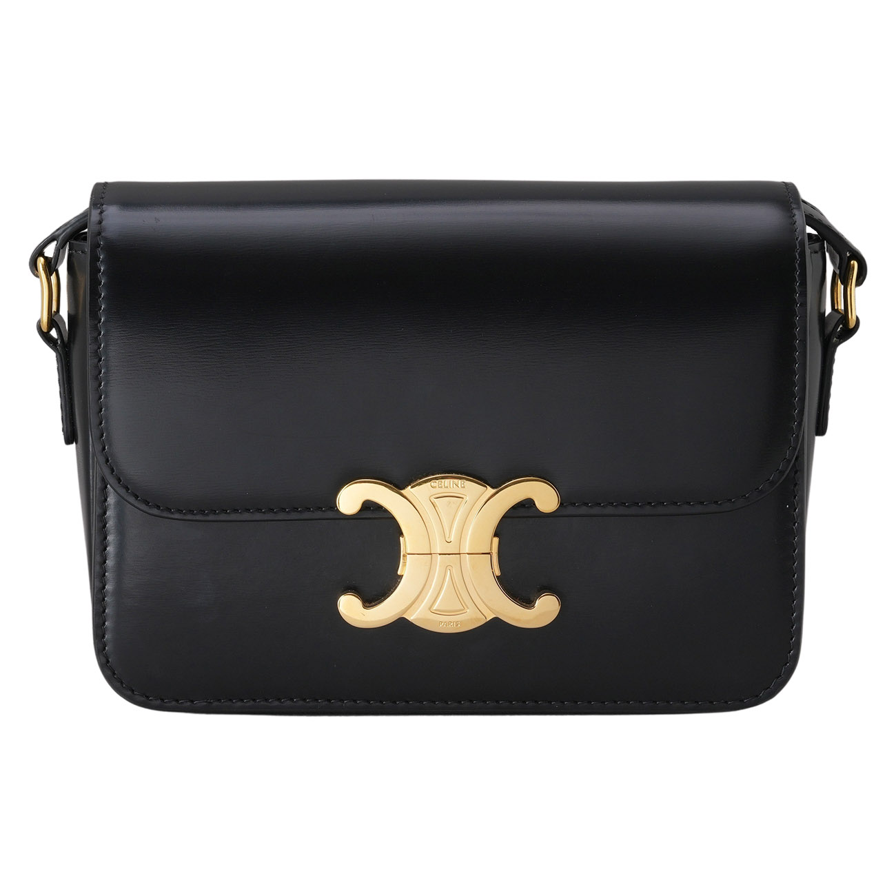 CELINE(USED)셀린트 틴 트리옹프 샤이니 카프스킨 숄더백