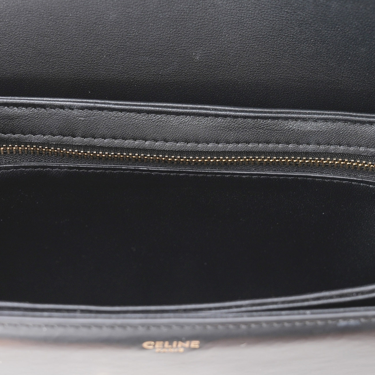 CELINE(USED)셀린트 틴 트리옹프 샤이니 카프스킨 숄더백