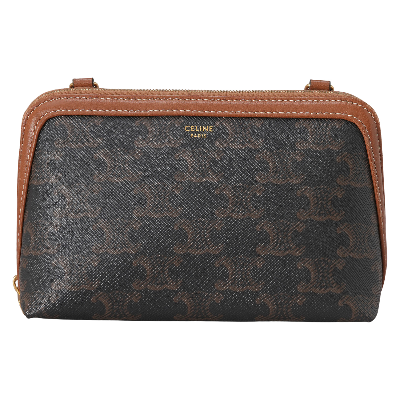 CELINE(USED)셀린느 트리옹프 캔버스 체인 클러치