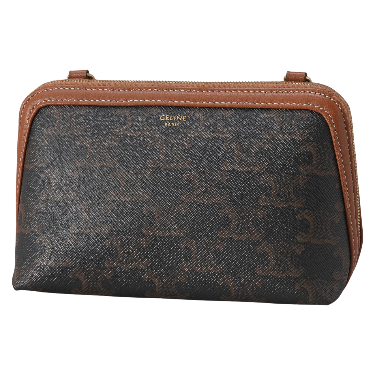 CELINE(USED)셀린느 트리옹프 캔버스 체인 클러치