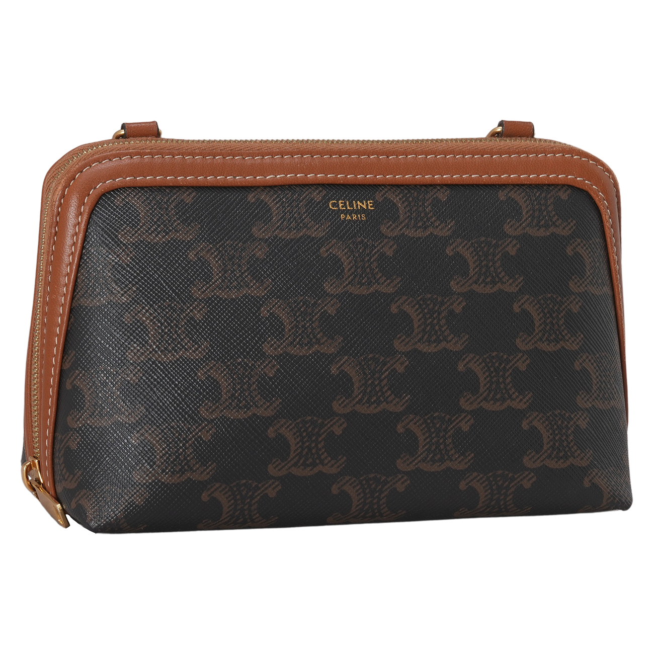CELINE(USED)셀린느 트리옹프 캔버스 체인 클러치