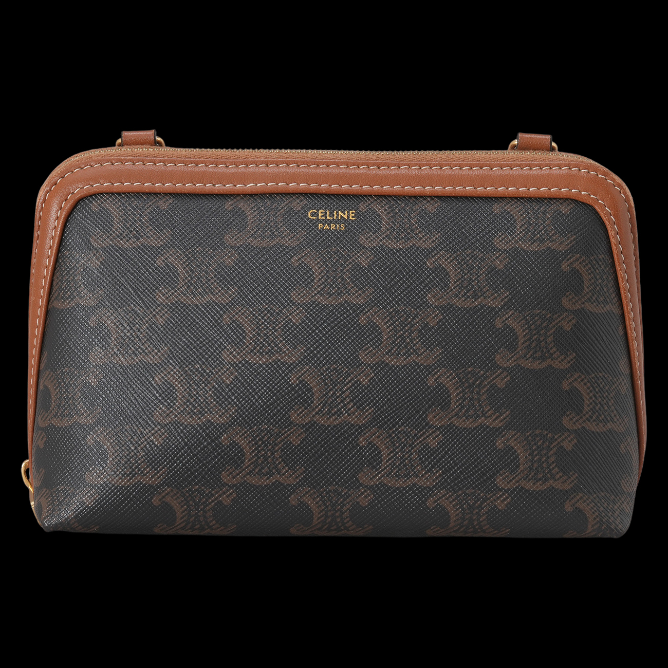 CELINE(USED)셀린느 트리옹프 캔버스 체인 클러치