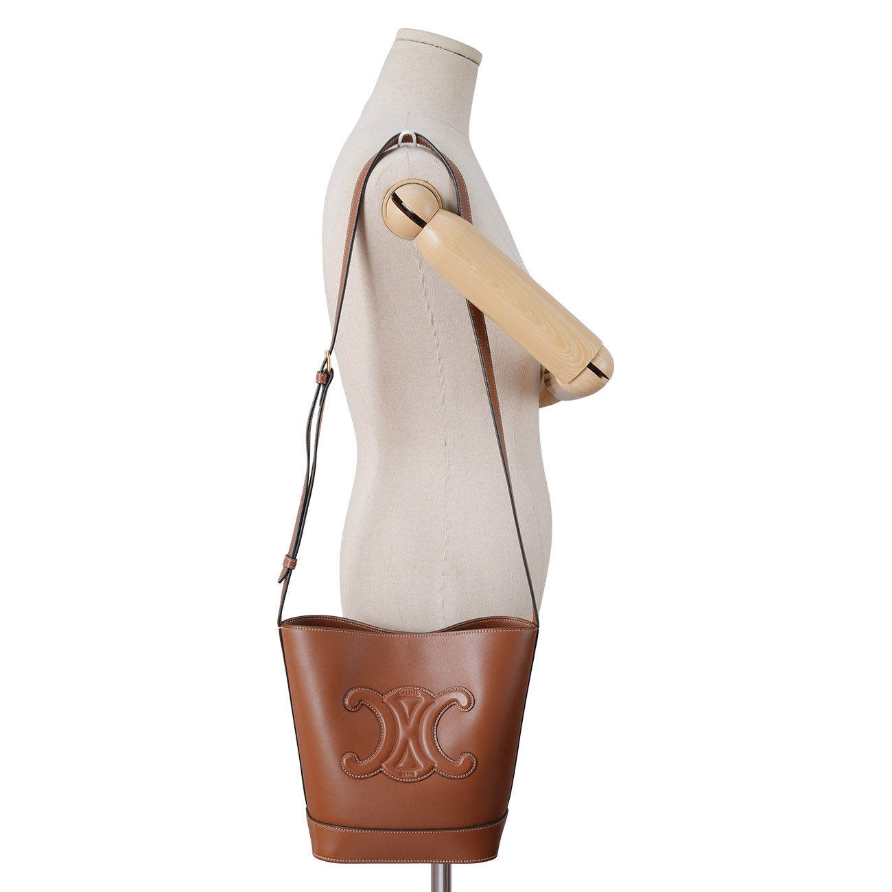 CELINE(USED)셀린느 트리옹프 레더 버킷백