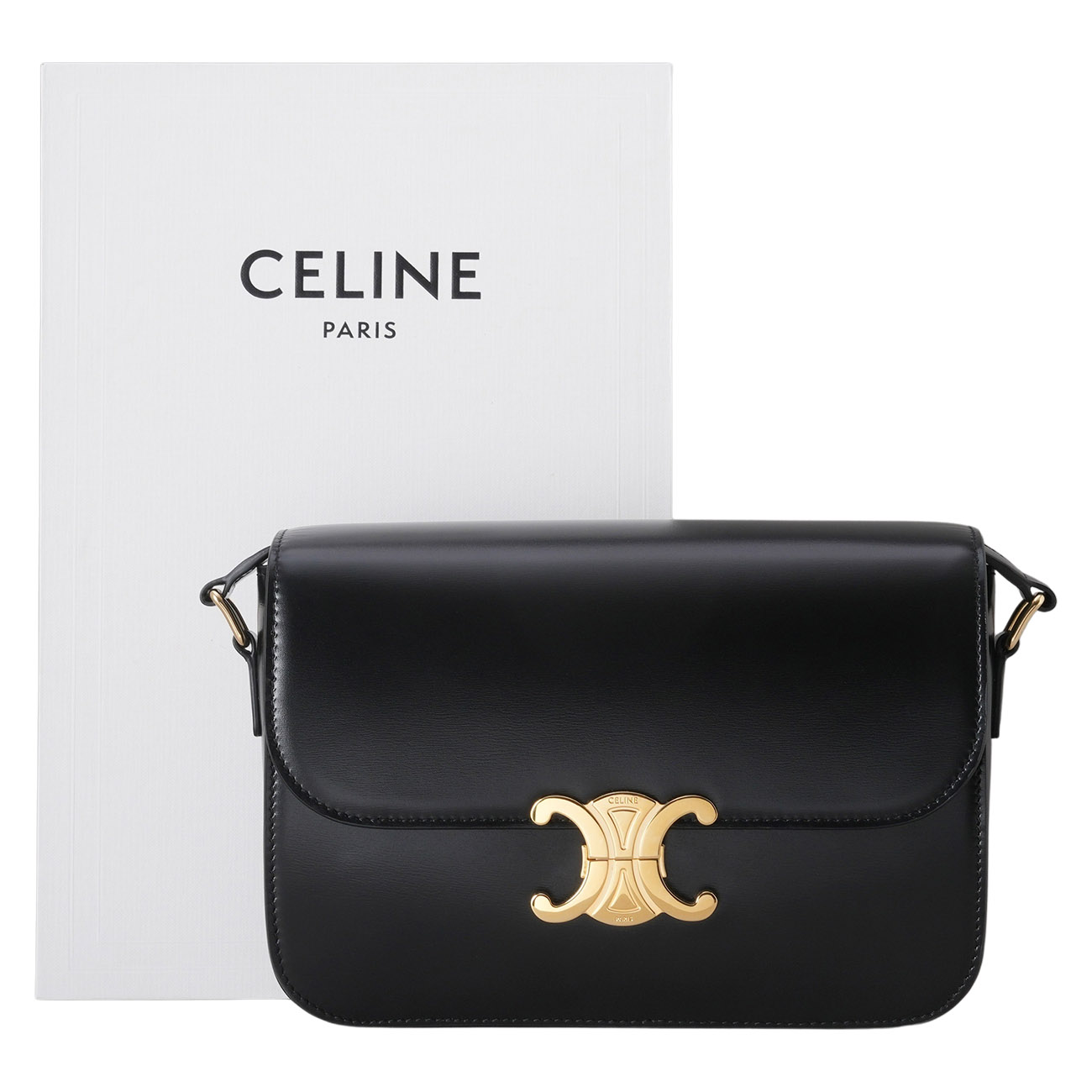 CELINE(USED)셀린느 트리옹프 숄더백 미듐
