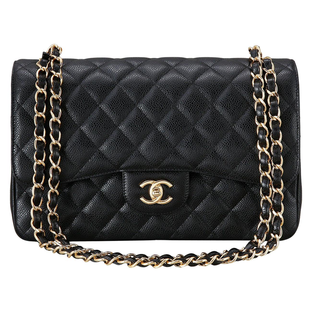 CHANEL(USED)샤넬 클래식 캐비어 점보