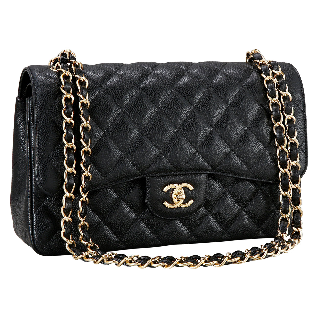CHANEL(USED)샤넬 클래식 캐비어 점보