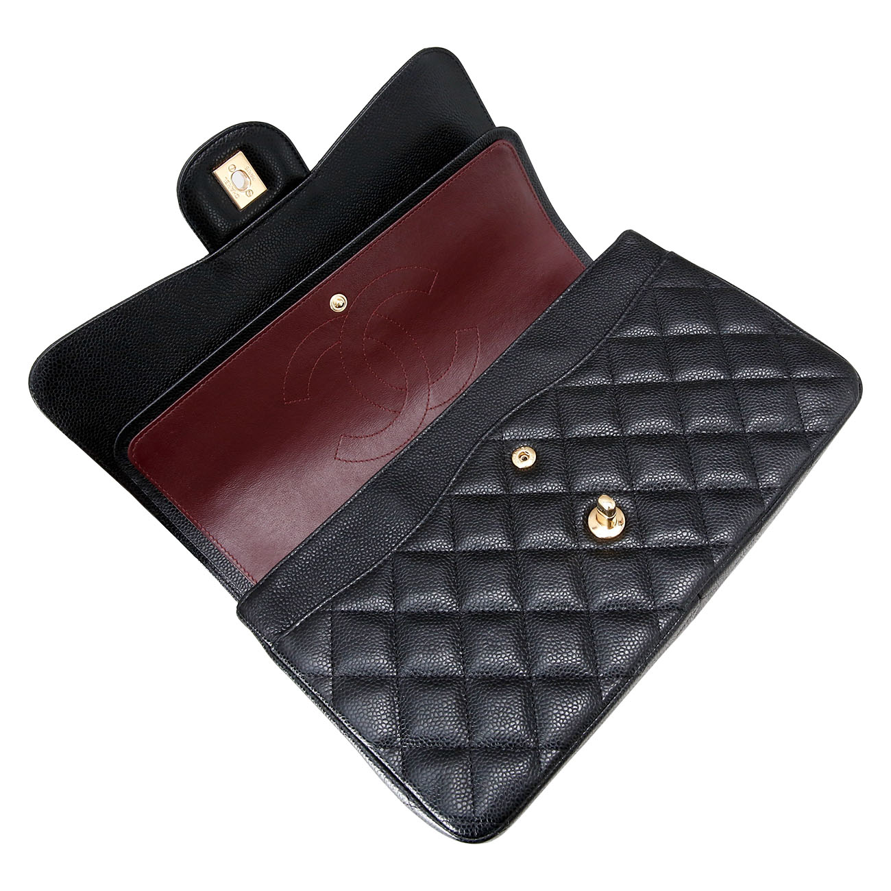CHANEL(USED)샤넬 클래식 캐비어 점보