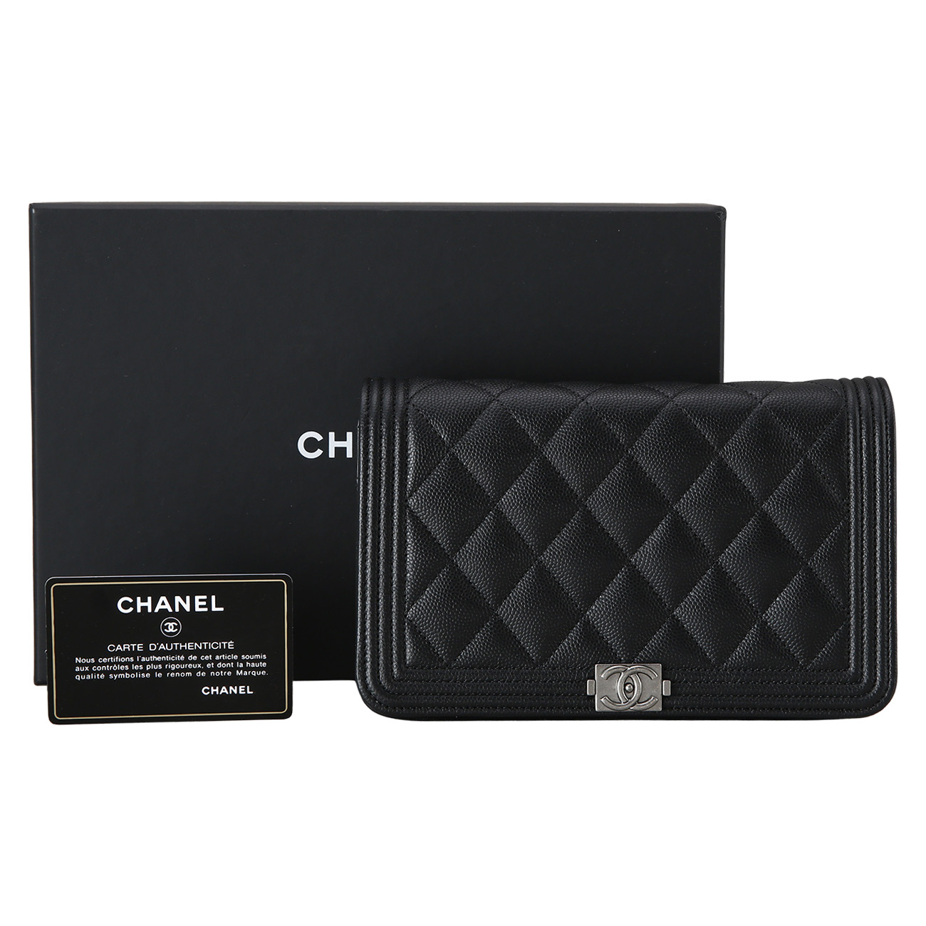 CHANEL(USED)샤넬 클래식 캐비어 WOC