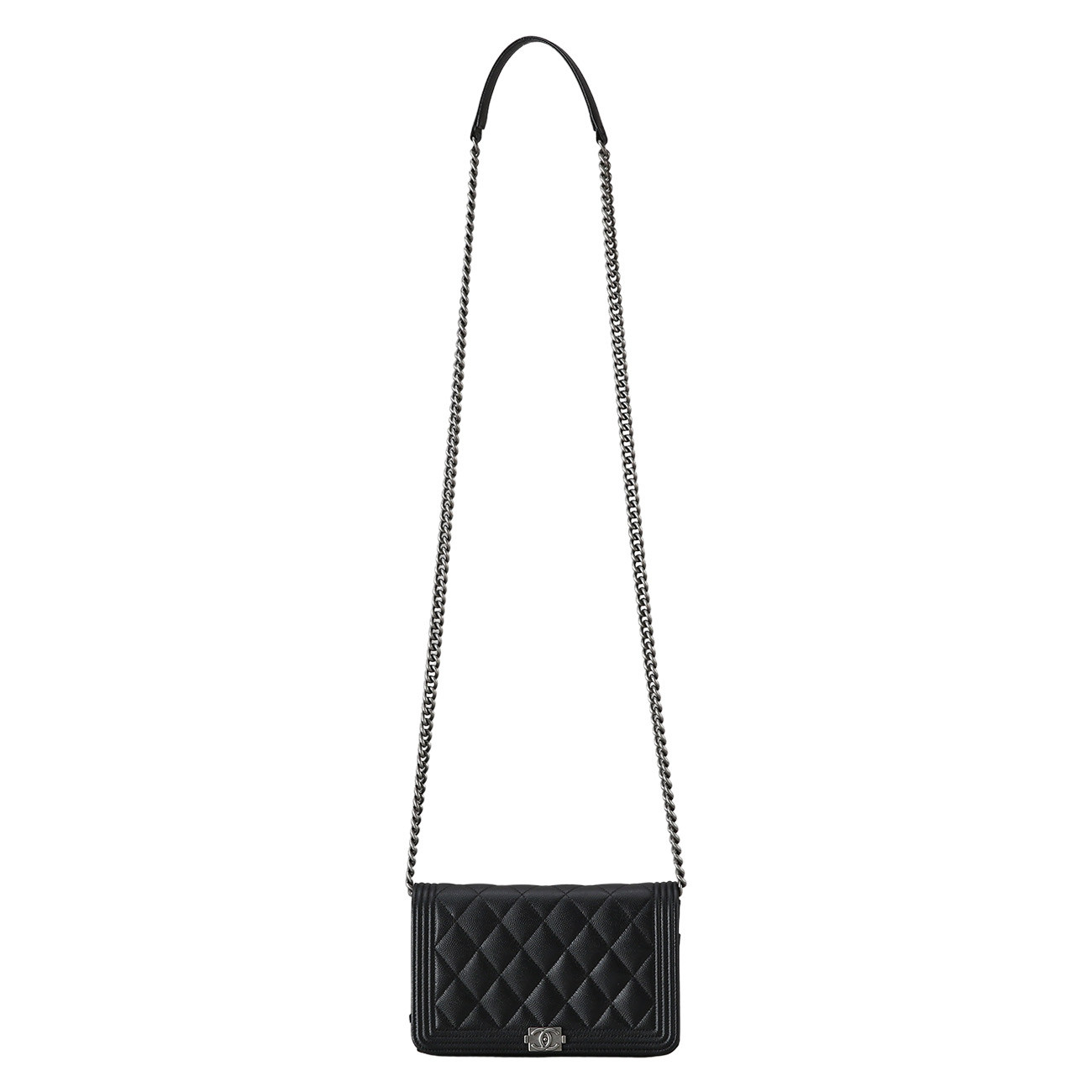 CHANEL(USED)샤넬 클래식 캐비어 WOC