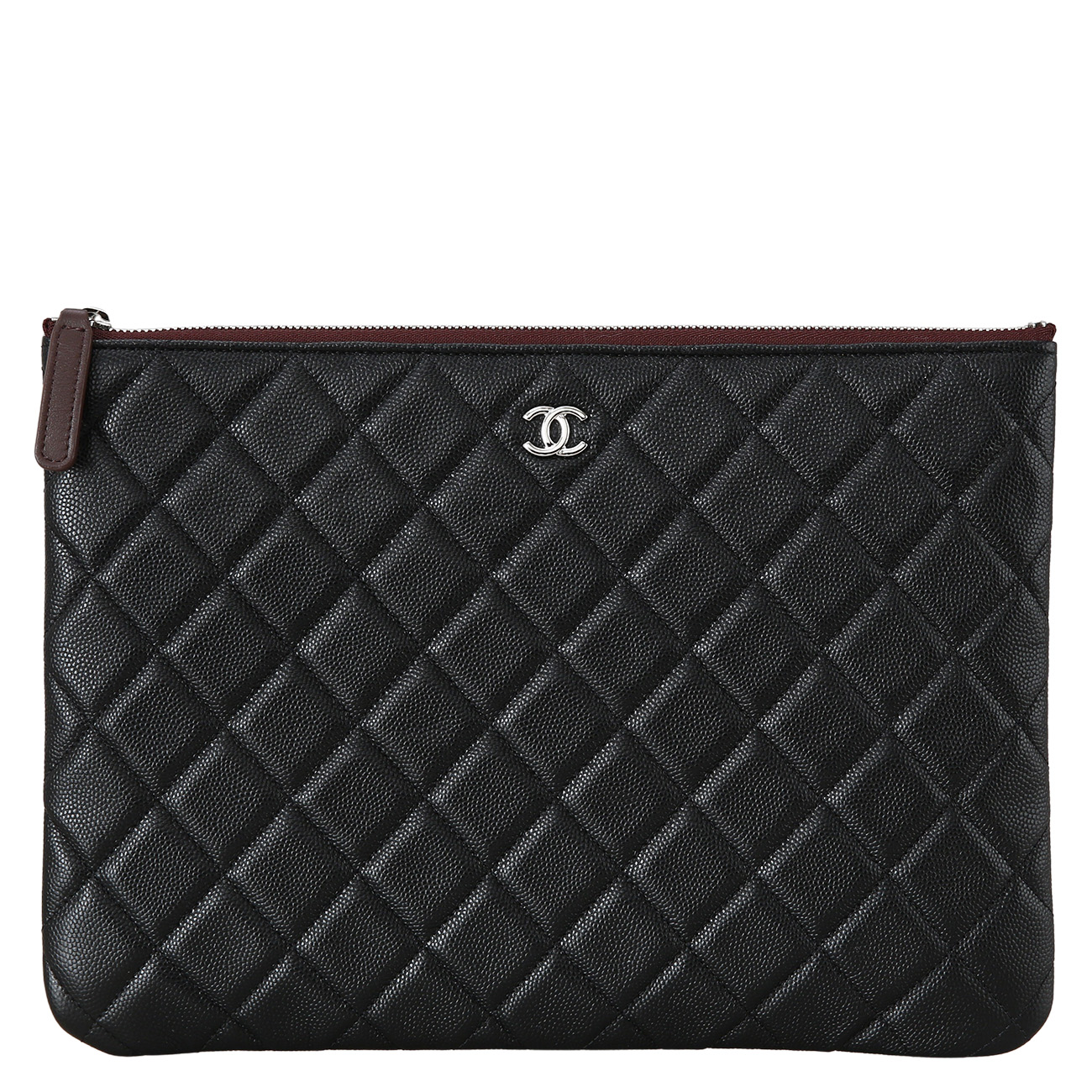 CHANEL(USED)샤넬 캐비어 클래식 클러치 미듐