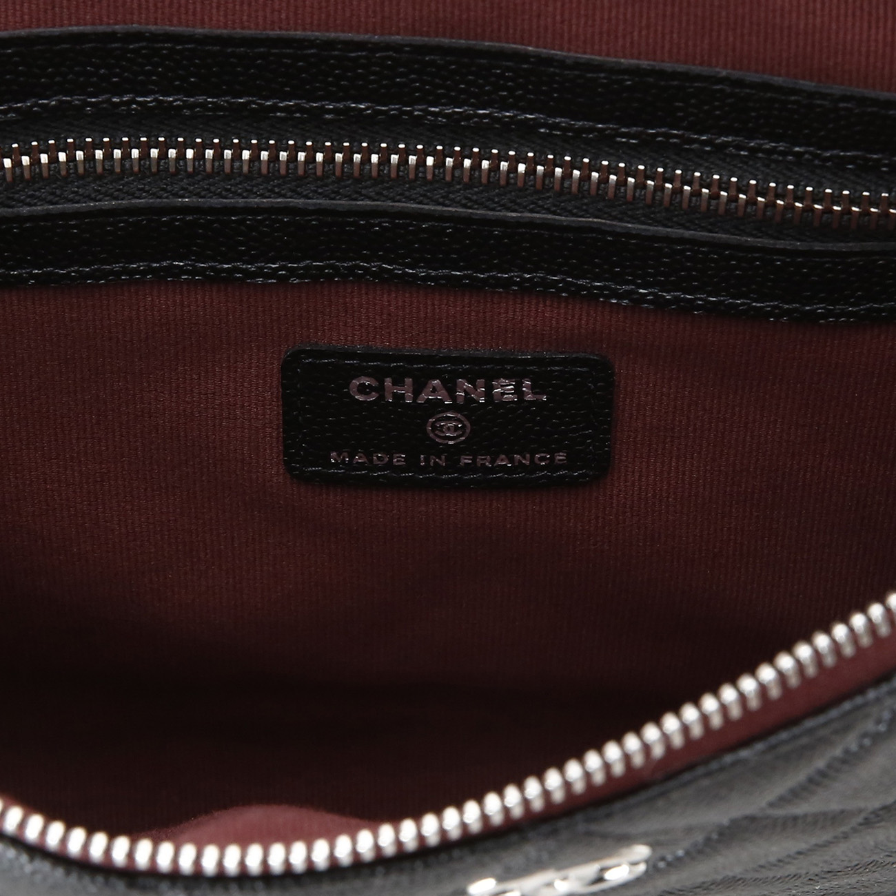 CHANEL(USED)샤넬 캐비어 클래식 클러치 미듐