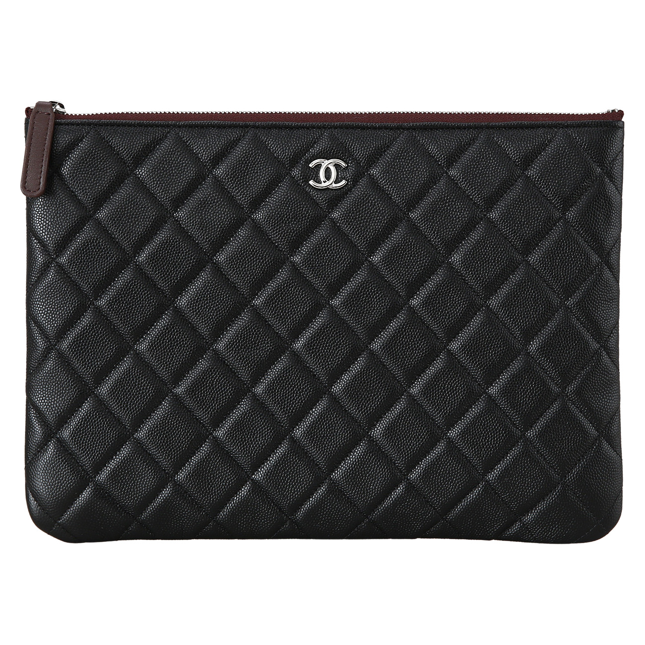 CHANEL(USED)샤넬 캐비어 클래식 클러치 미듐