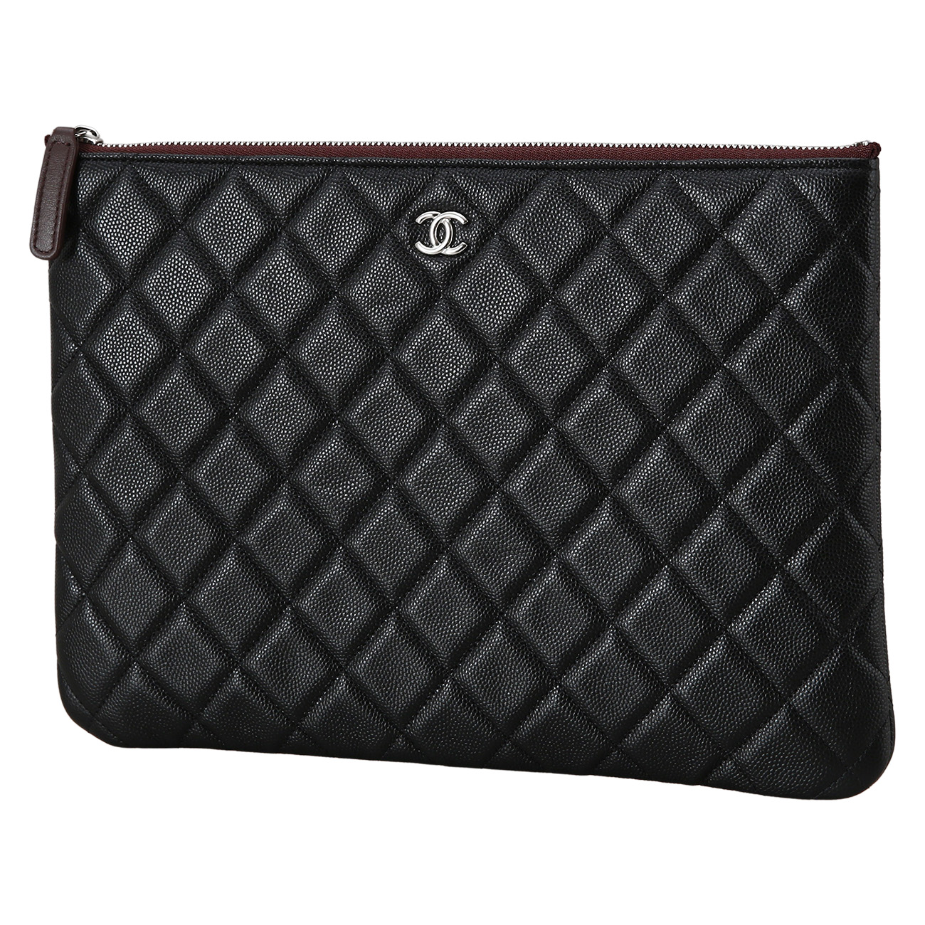 CHANEL(USED)샤넬 캐비어 클래식 클러치 미듐
