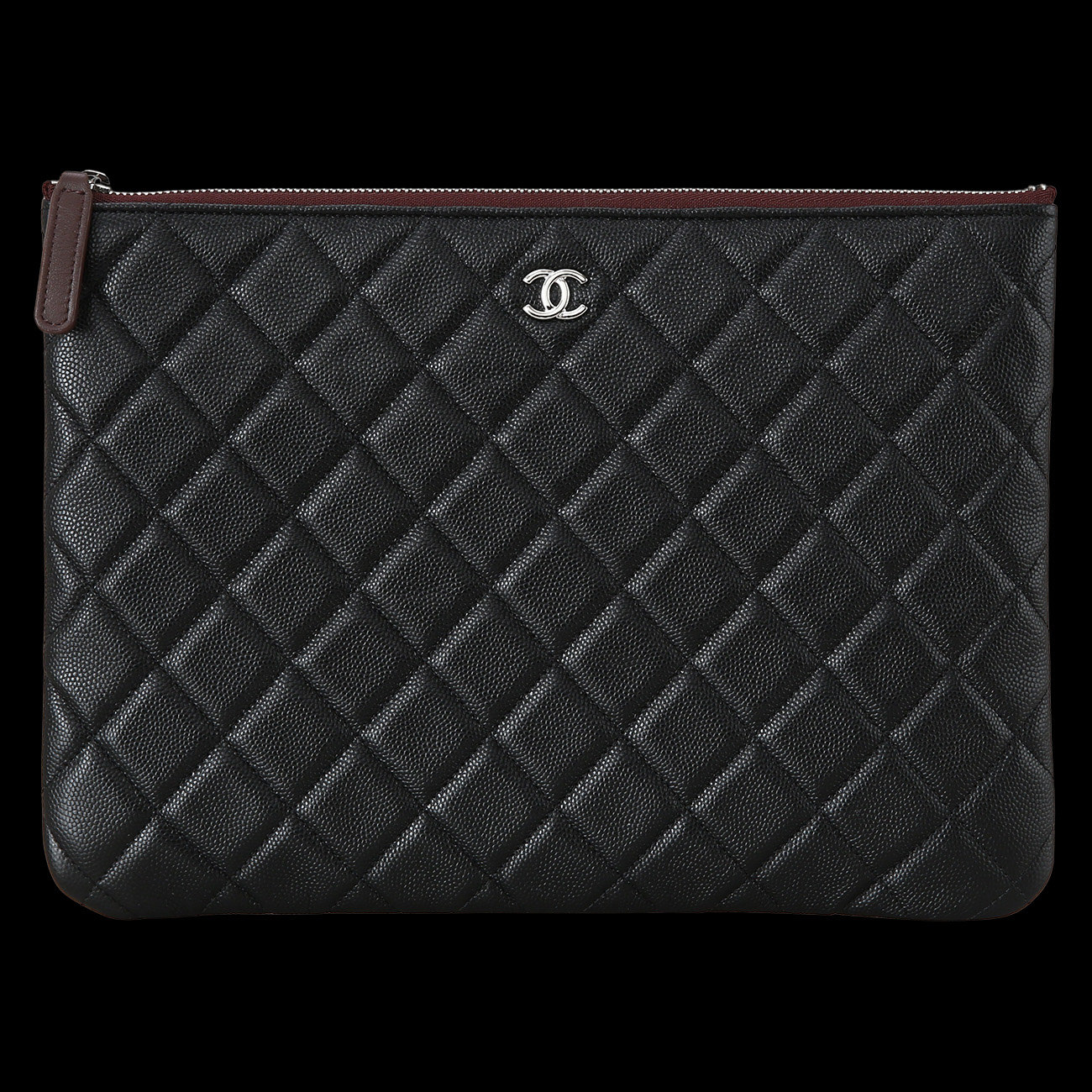 CHANEL(USED)샤넬 캐비어 클래식 클러치 미듐