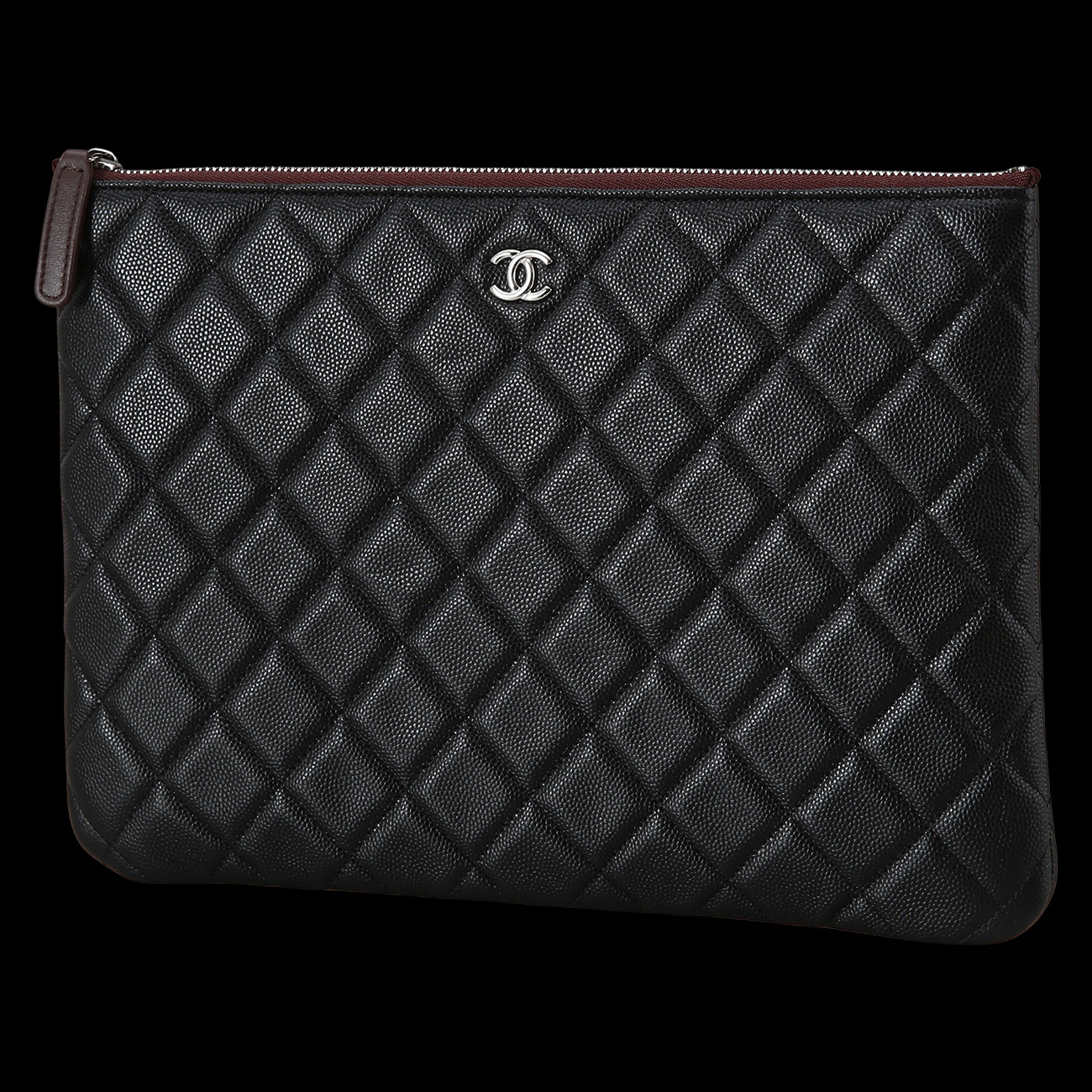 CHANEL(USED)샤넬 캐비어 클래식 클러치 미듐