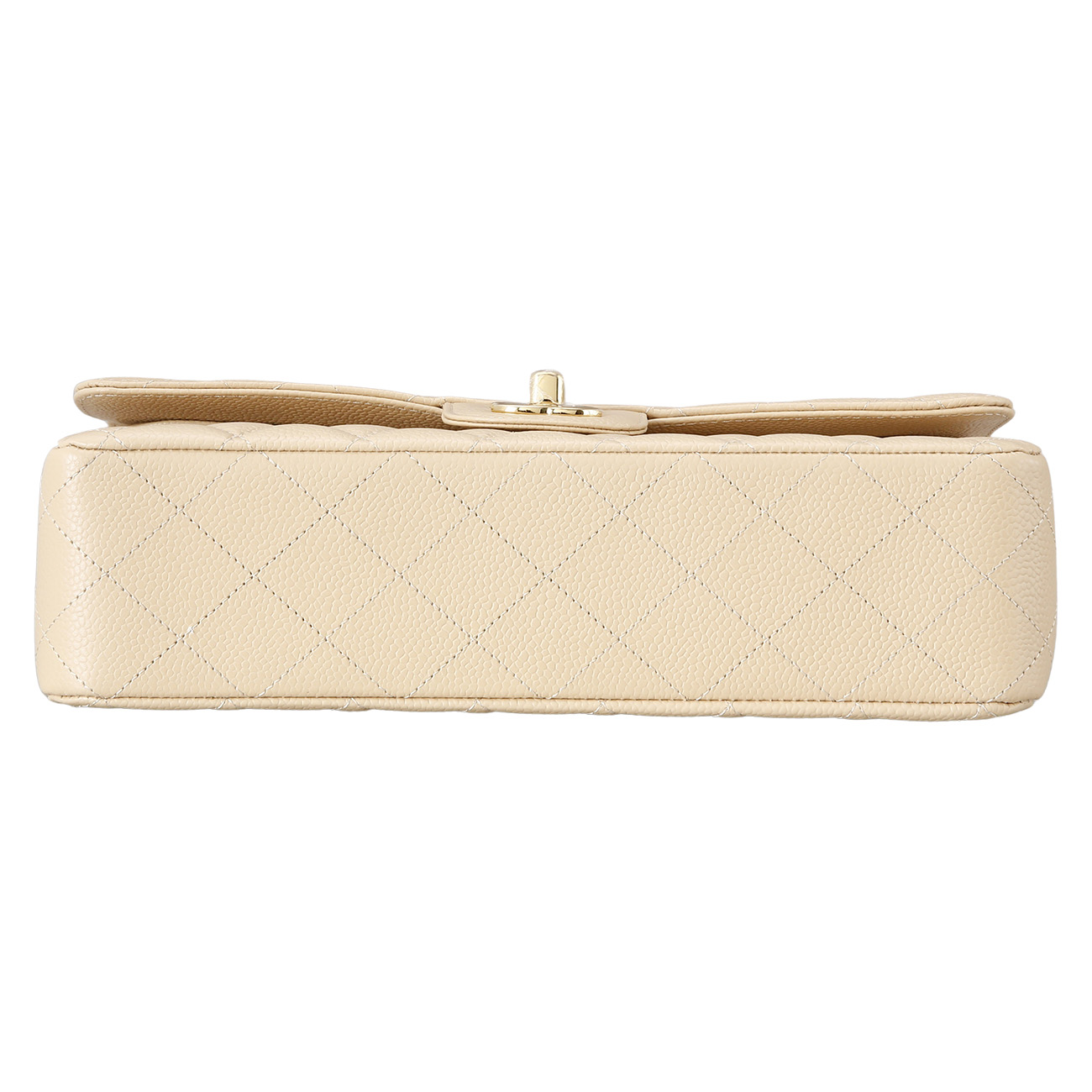 CHANEL(USED)샤넬 베이지 클래식 미듐 플랩백