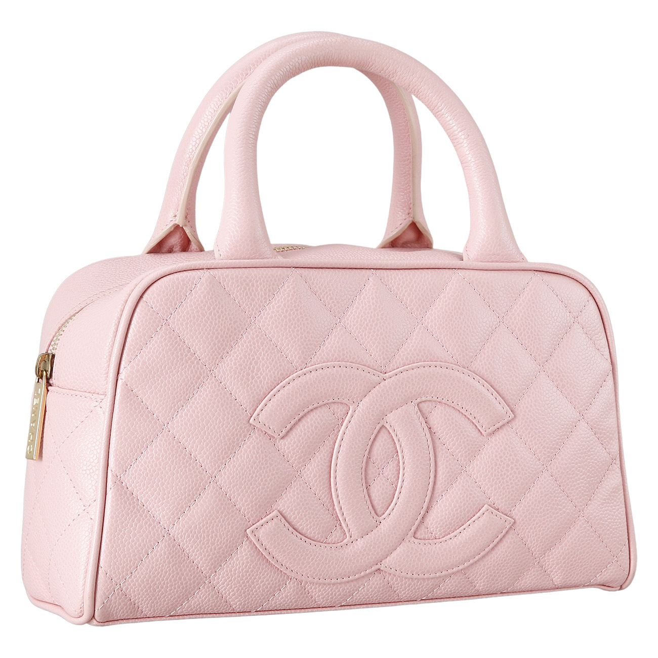 CHANEL(USED)샤넬 시즌 캐비어 보스톤백