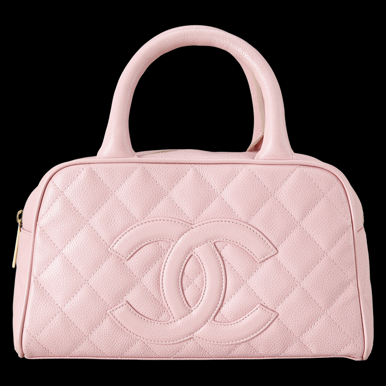 CHANEL(USED)샤넬 시즌 캐비어 보스톤백