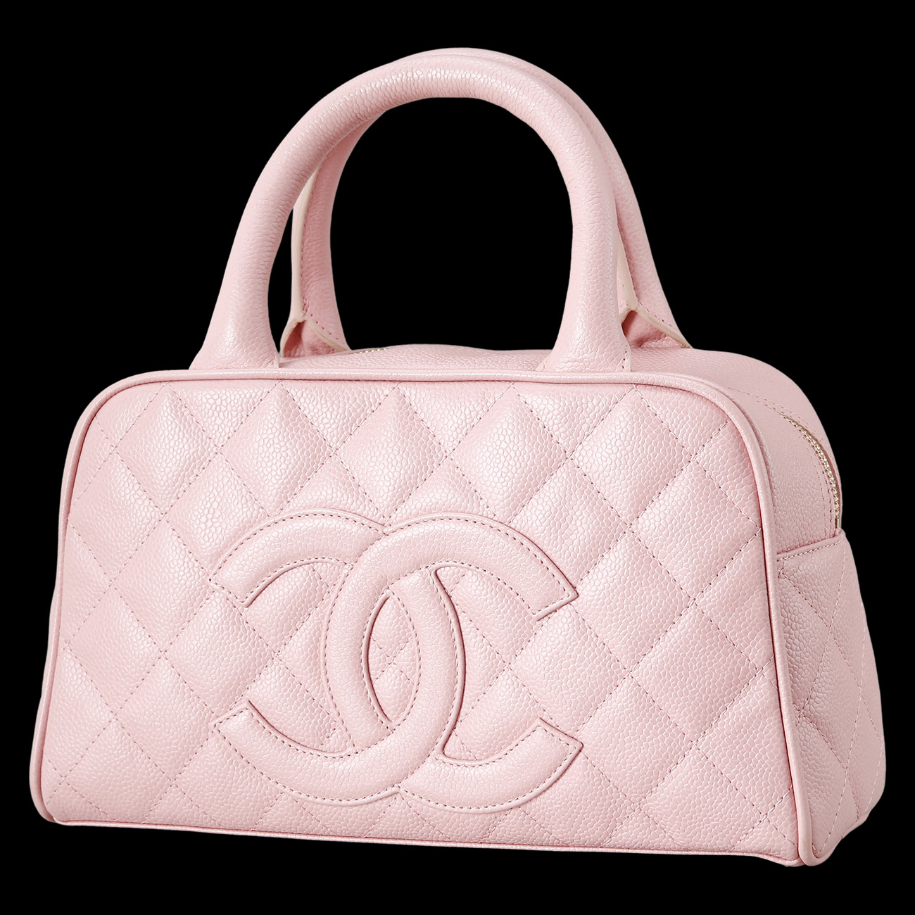 CHANEL(USED)샤넬 시즌 캐비어 보스톤백