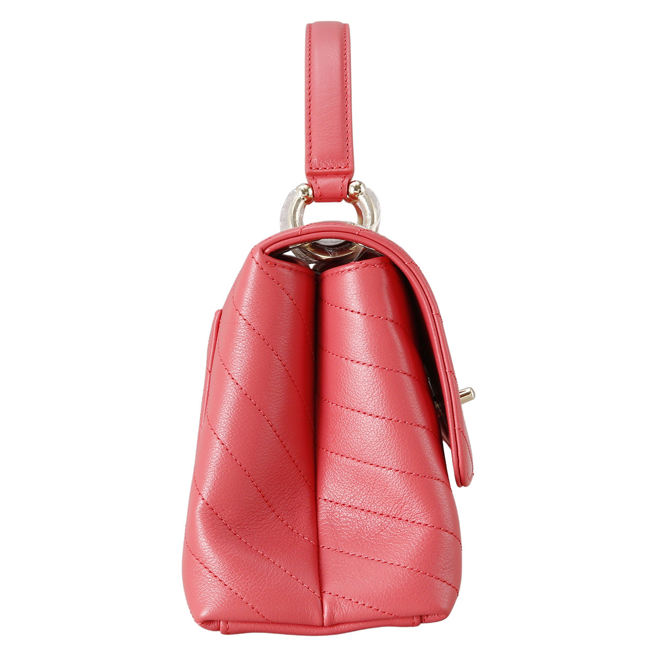 CHANEL(USED)샤넬 시즌 쉐브론 탑핸들 체인 플랩백