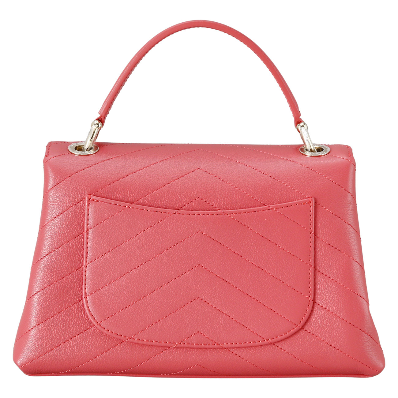 CHANEL(USED)샤넬 시즌 쉐브론 탑핸들 체인 플랩백