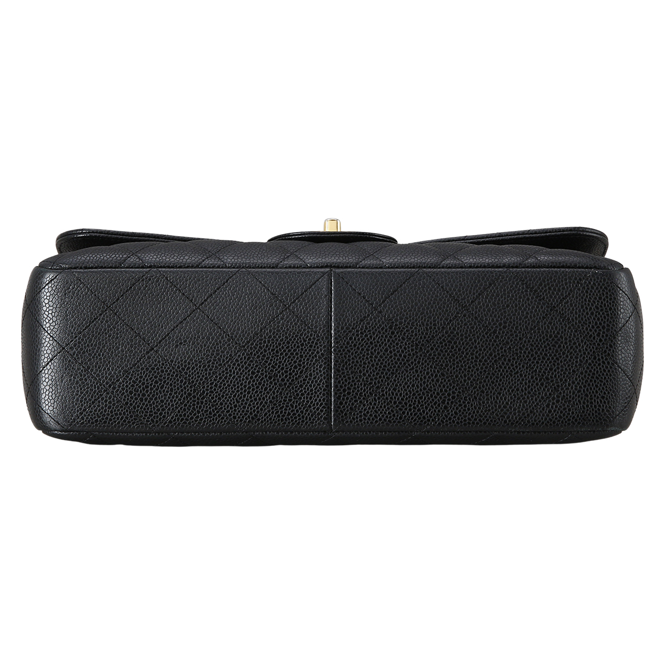 CHANEL(USED)샤넬 클래식 캐비어 점보 금장
