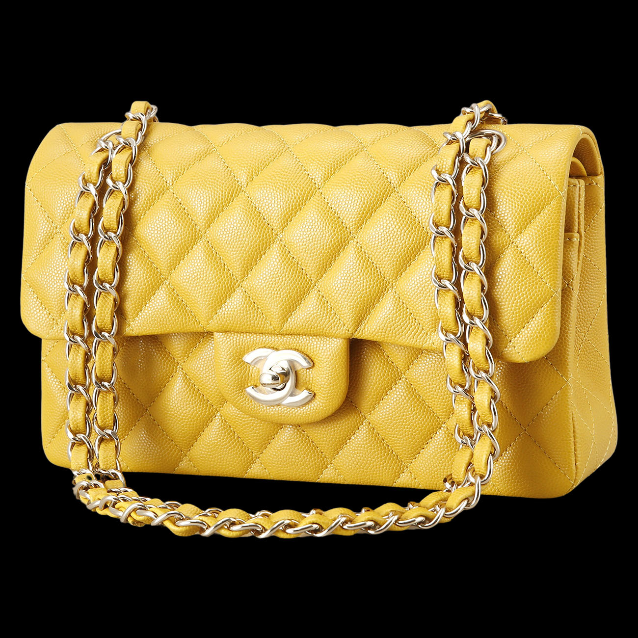 CHANEL(USED)샤넬 캐비어 클래식 스몰 플랩백