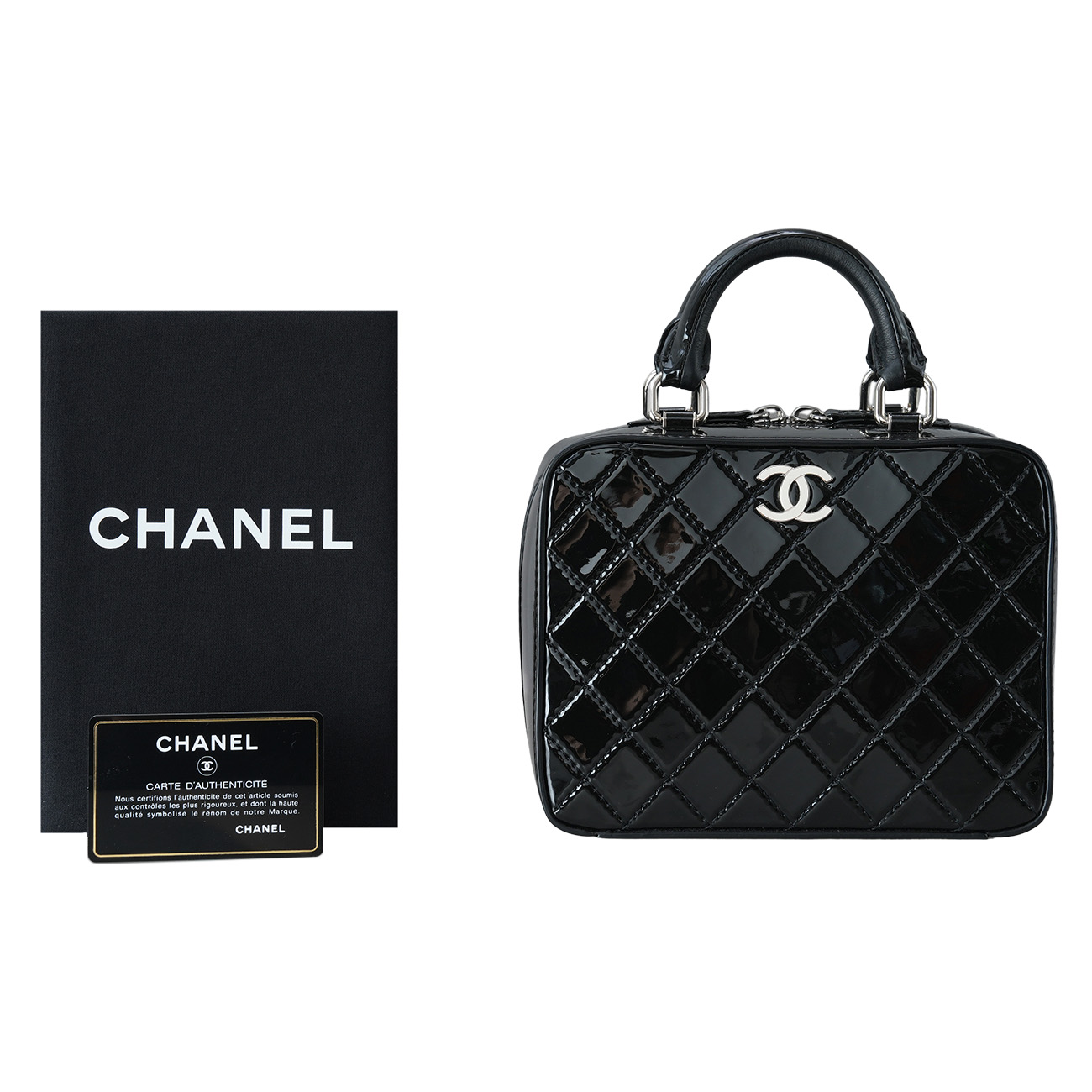 CHANEL(USED)샤넬 AS1286 페이던트 코스메틱 베니티 탑핸들