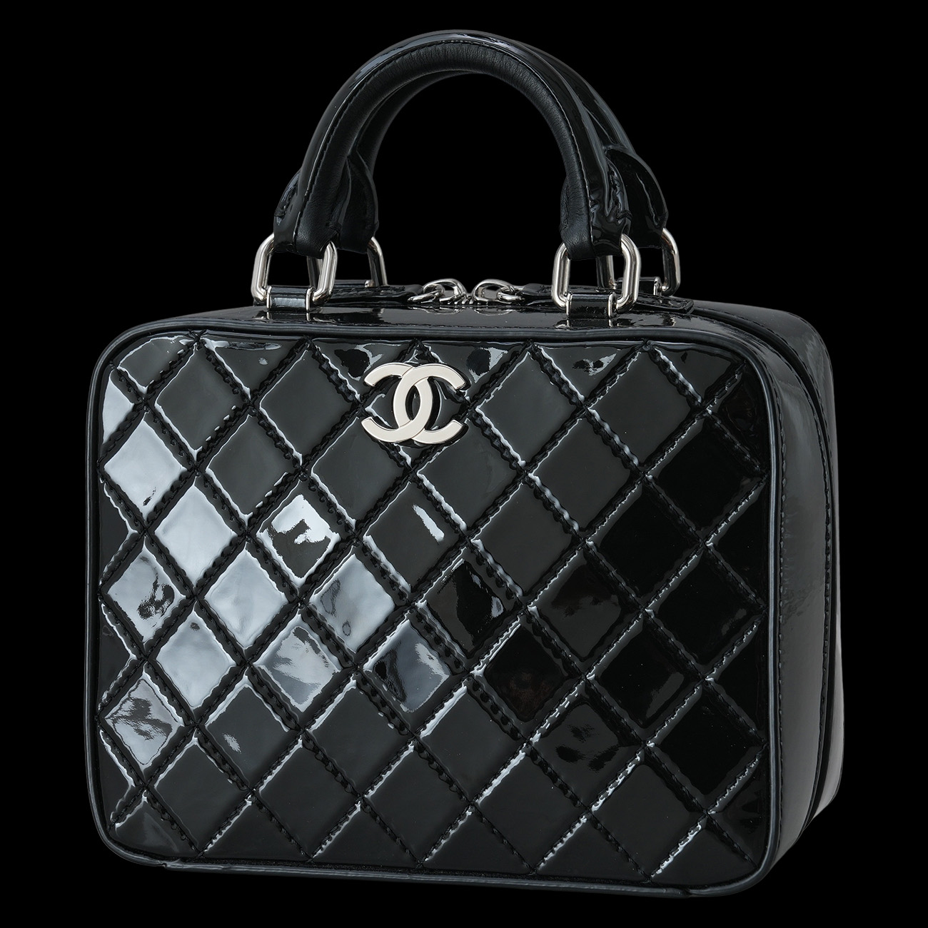 CHANEL(USED)샤넬 AS1286 페이던트 코스메틱 베니티 탑핸들